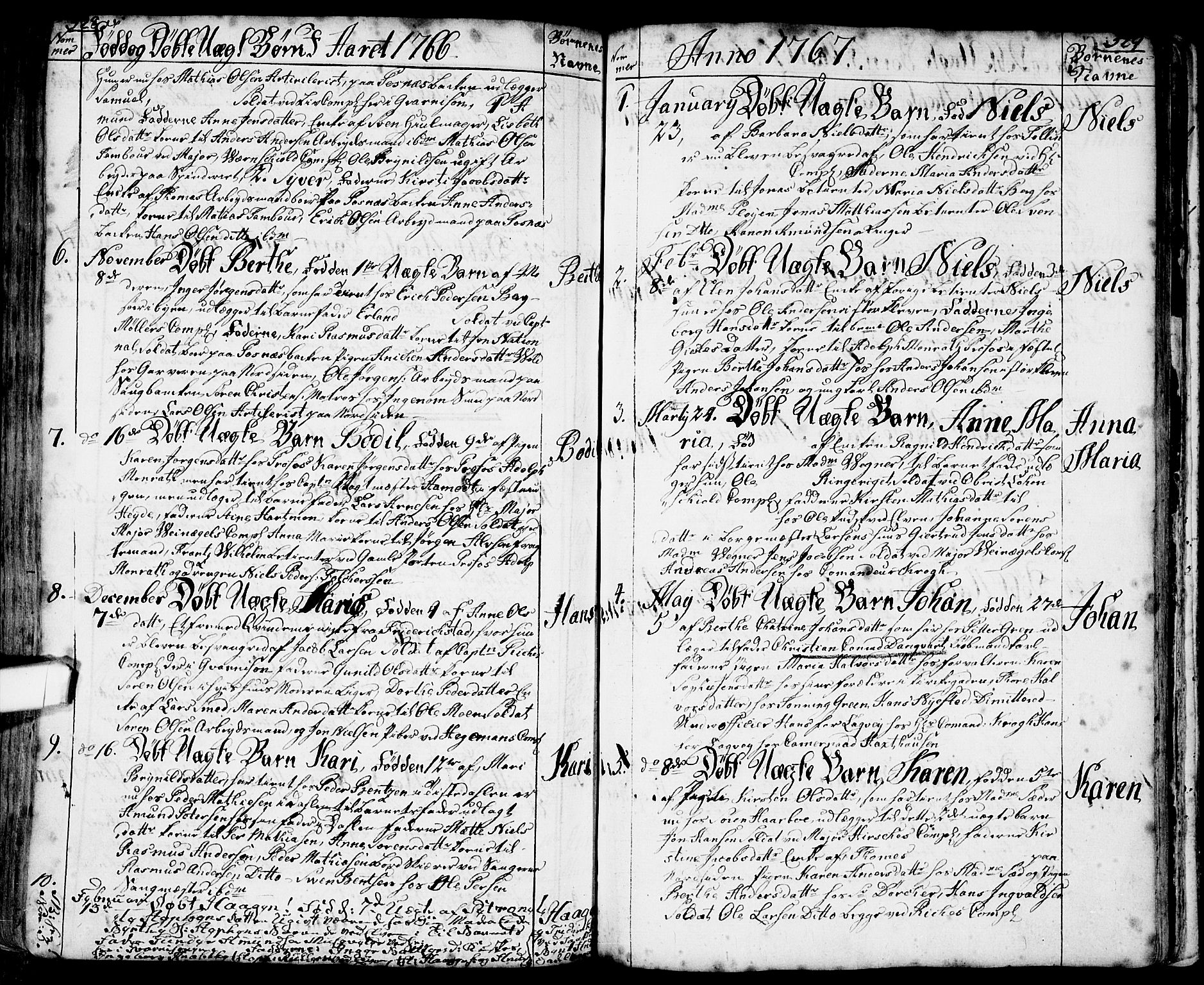 Halden prestekontor Kirkebøker, AV/SAO-A-10909/F/Fa/L0001: Parish register (official) no. I 1, 1758-1791, p. 528-529