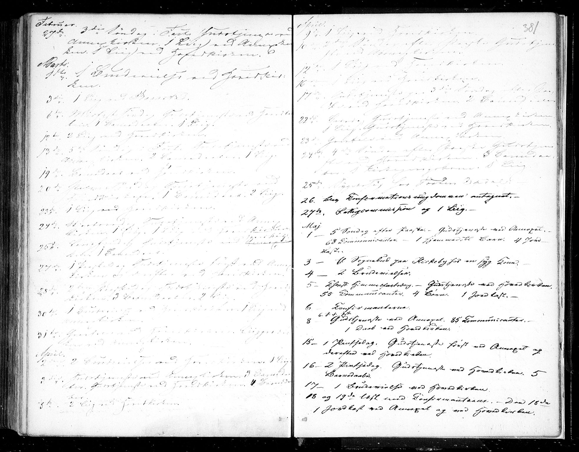 Trøgstad prestekontor Kirkebøker, AV/SAO-A-10925/F/Fa/L0007: Parish register (official) no. I 7, 1845-1854, p. 381