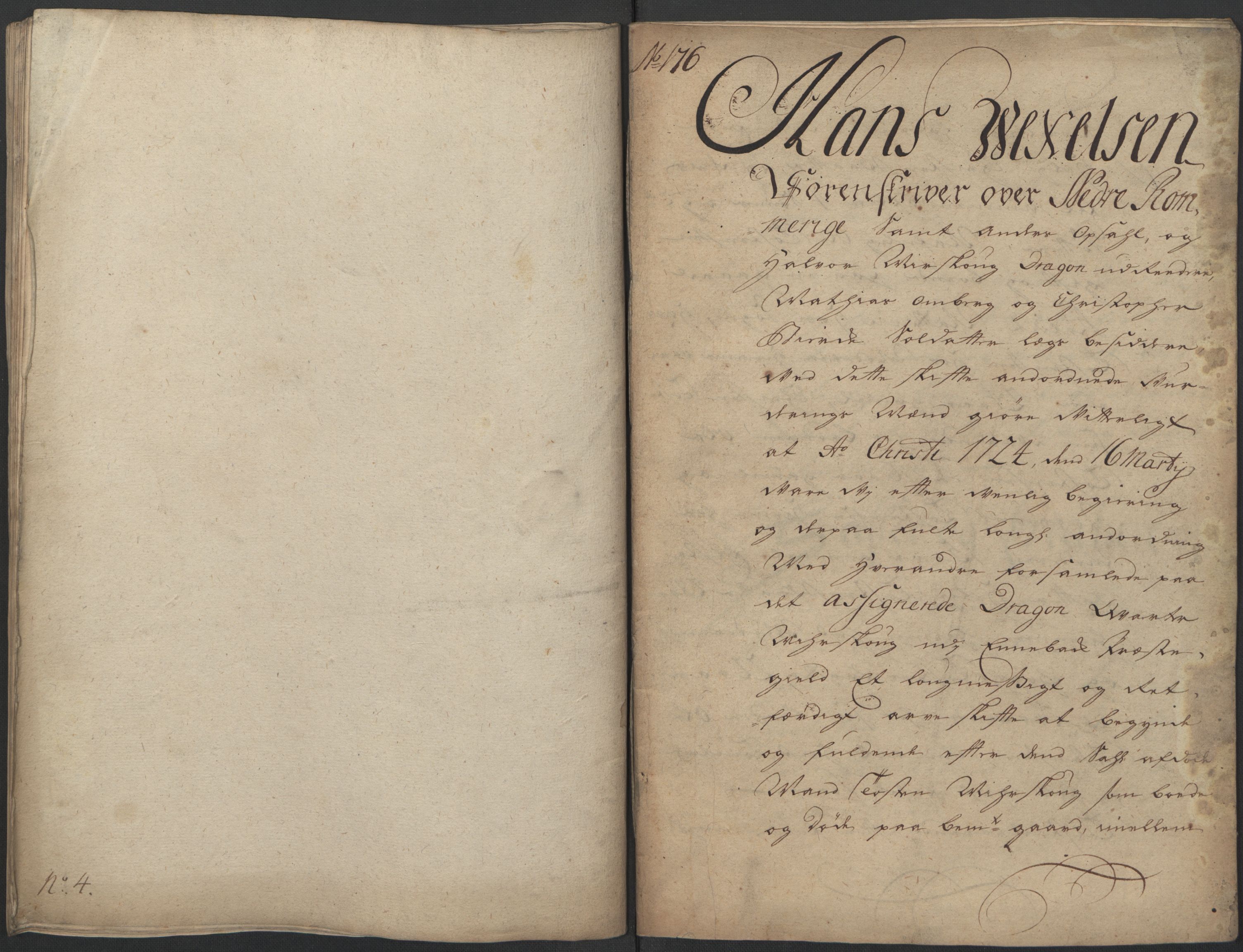 Forsvaret, Generalauditøren, AV/RA-RAFA-1772/F/Fj/Fjb/L0004: Skifter nr. 160 - 194 (1723, 1724), 1723-1724, p. 291
