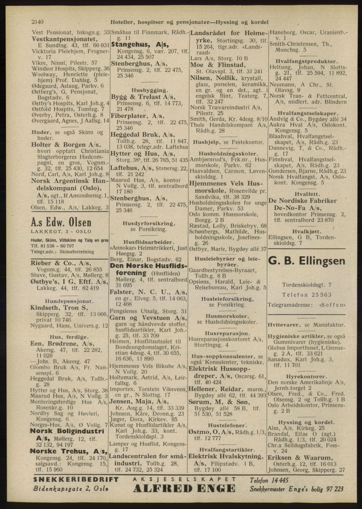 Kristiania/Oslo adressebok, PUBL/-, 1946, p. 2140