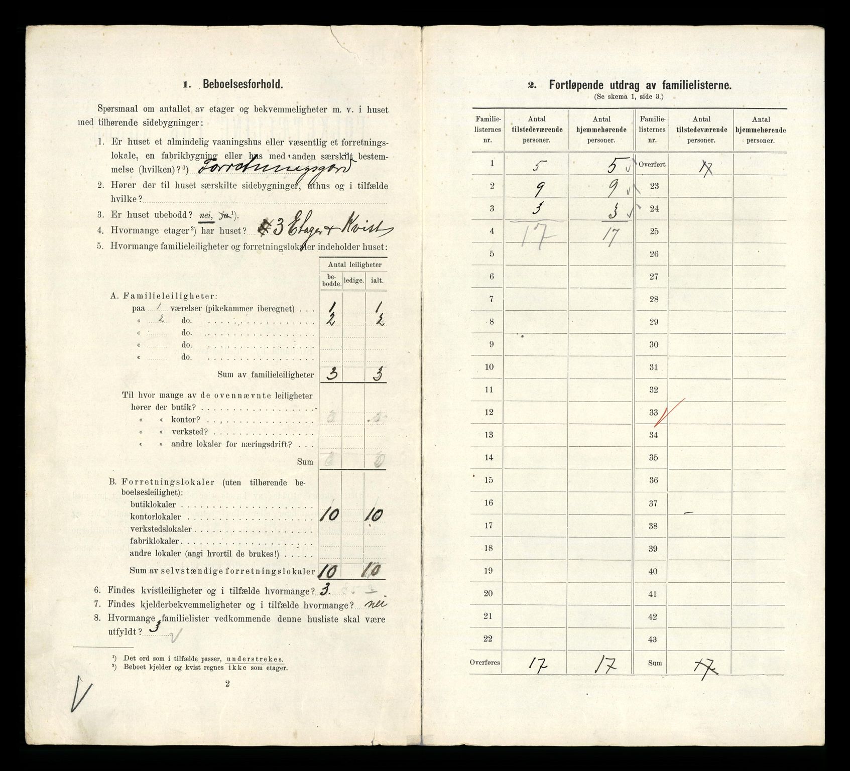 RA, 1910 census for Kristiania, 1910, p. 97555