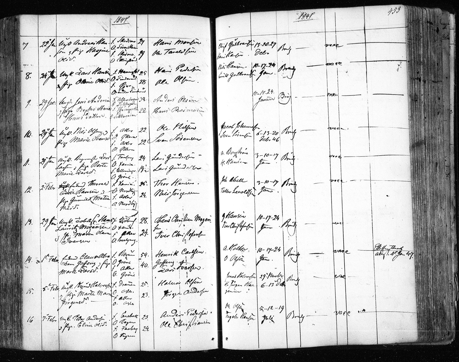 Aker prestekontor kirkebøker, SAO/A-10861/F/L0019: Parish register (official) no. 19, 1842-1852, p. 453
