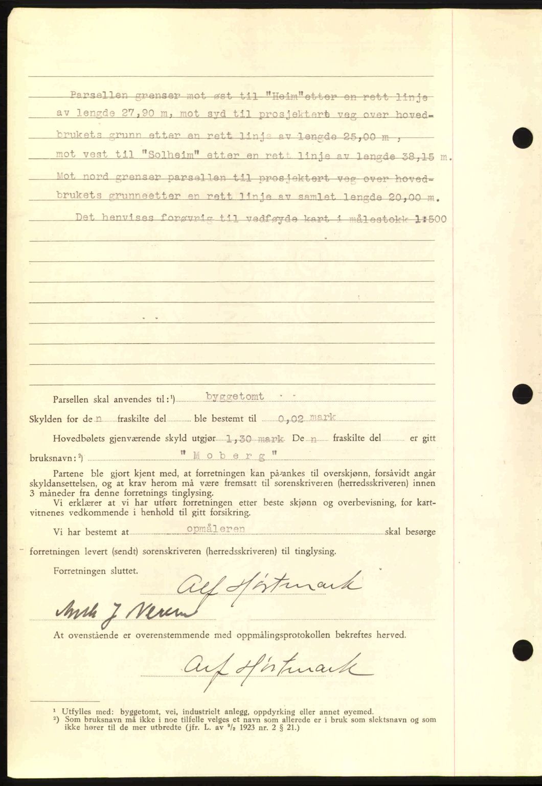 Romsdal sorenskriveri, AV/SAT-A-4149/1/2/2C: Mortgage book no. A13, 1942-1943, Diary no: : 299/1943