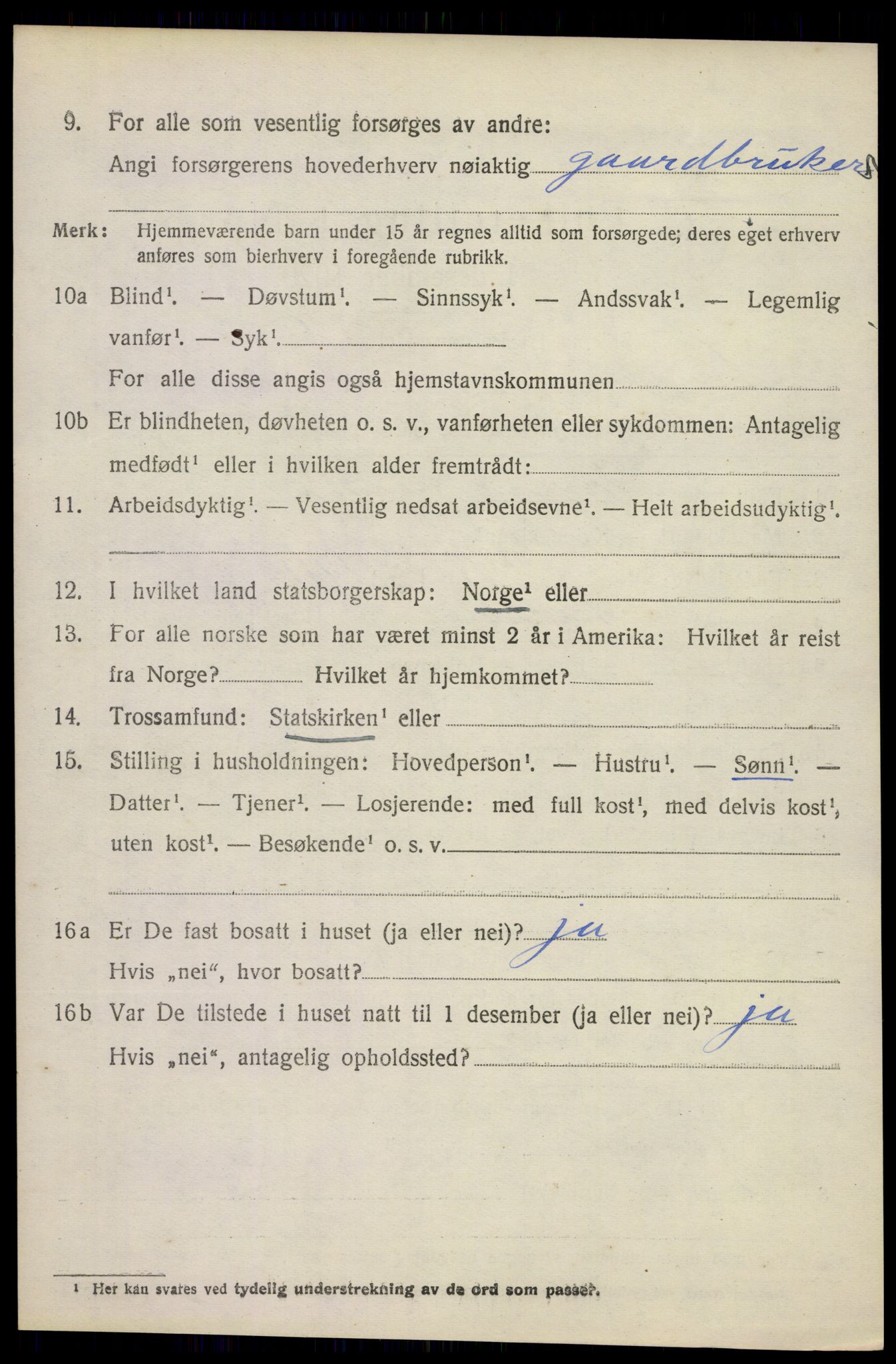 SAKO, 1920 census for Andebu, 1920, p. 2841
