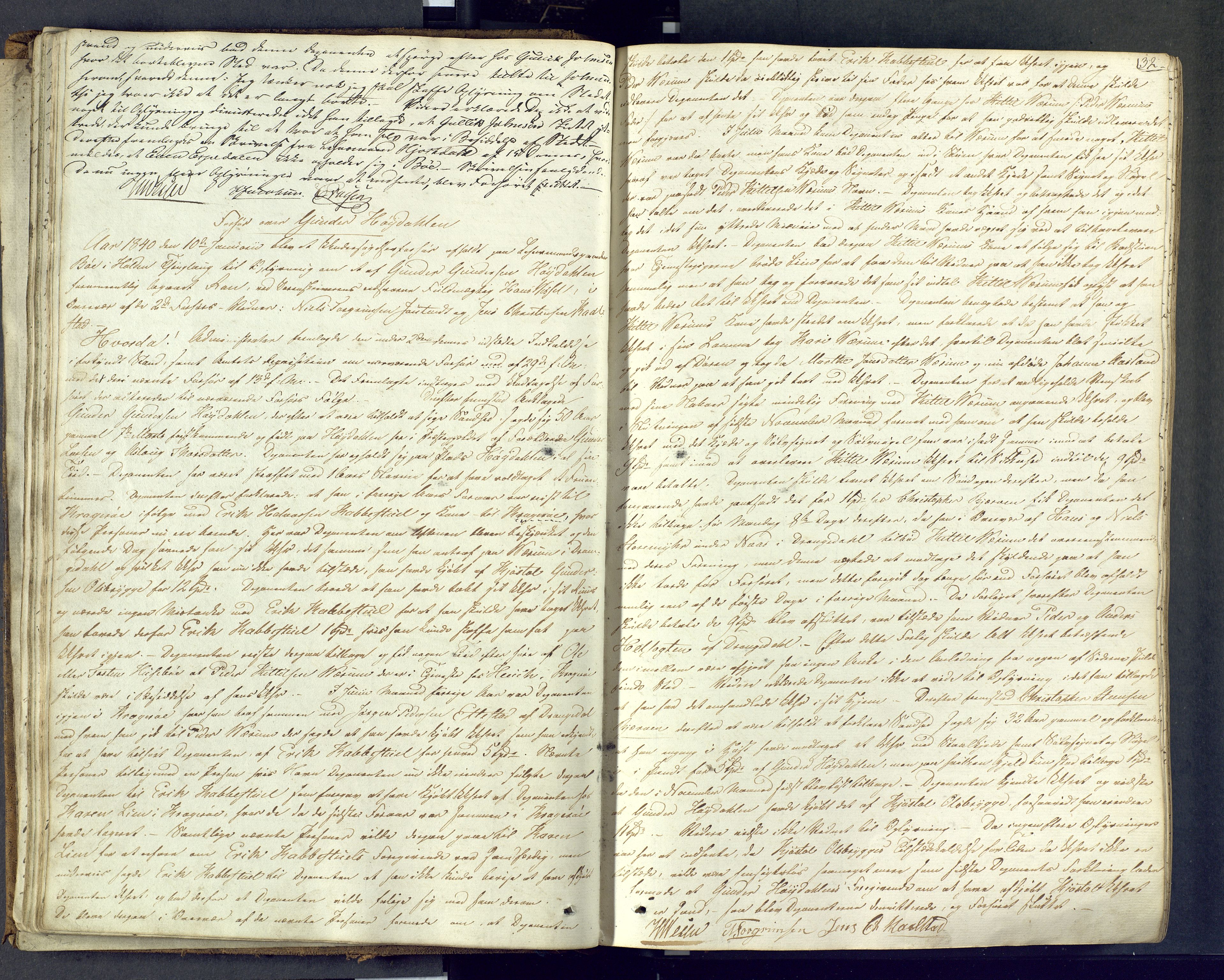 Nedre Telemark sorenskriveri, AV/SAKO-A-135/F/Fc/Fca/L0007: Ekstrarettsprotokoll, 1839-1846, p. 32