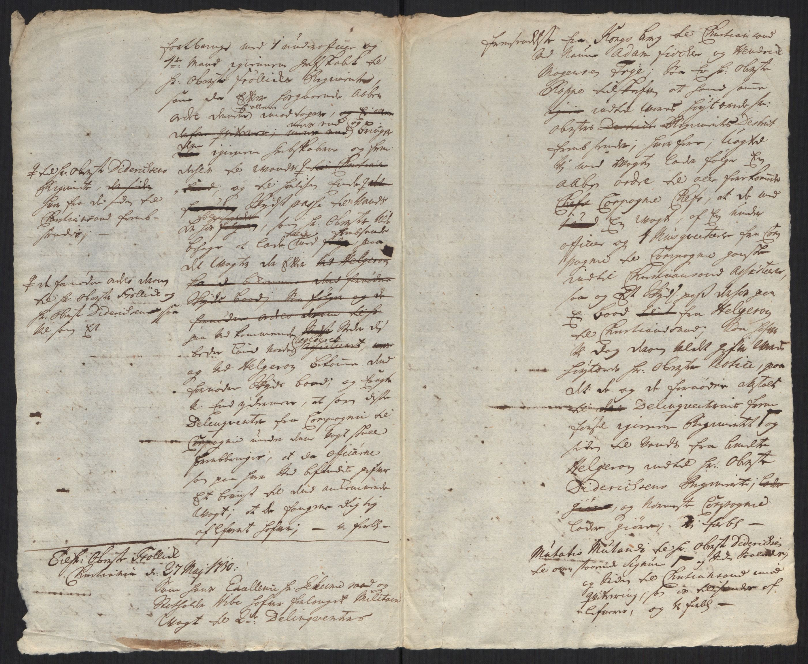 Kommanderende general (KG I) med Det norske krigsdirektorium, AV/RA-EA-5419/B/L0013: Kommanderende generals konsepter, 1730-1733, p. 48