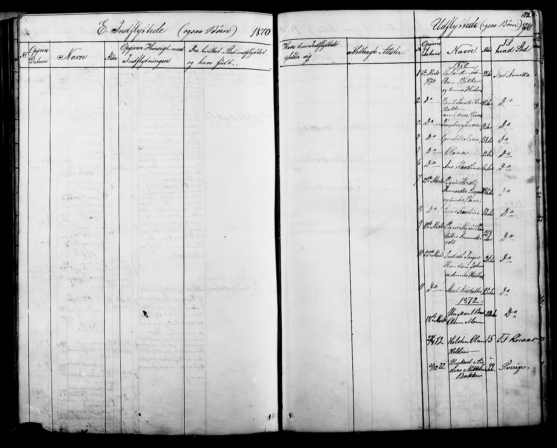 Tolga prestekontor, AV/SAH-PREST-062/L/L0006: Parish register (copy) no. 6, 1864-1894, p. 172