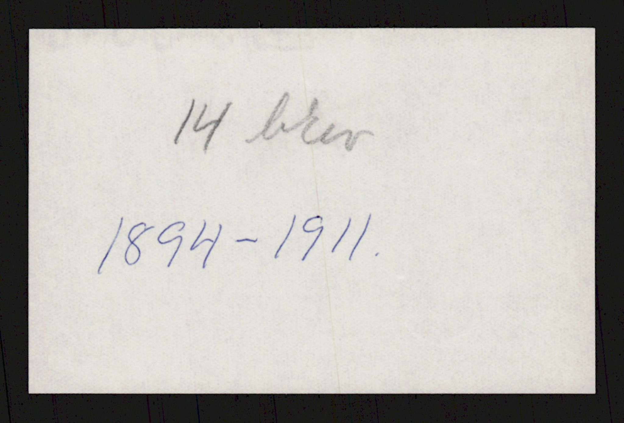 Samlinger til kildeutgivelse, Amerikabrevene, RA/EA-4057/F/L0024: Innlån fra Telemark: Gunleiksrud - Willard, 1838-1914, p. 133