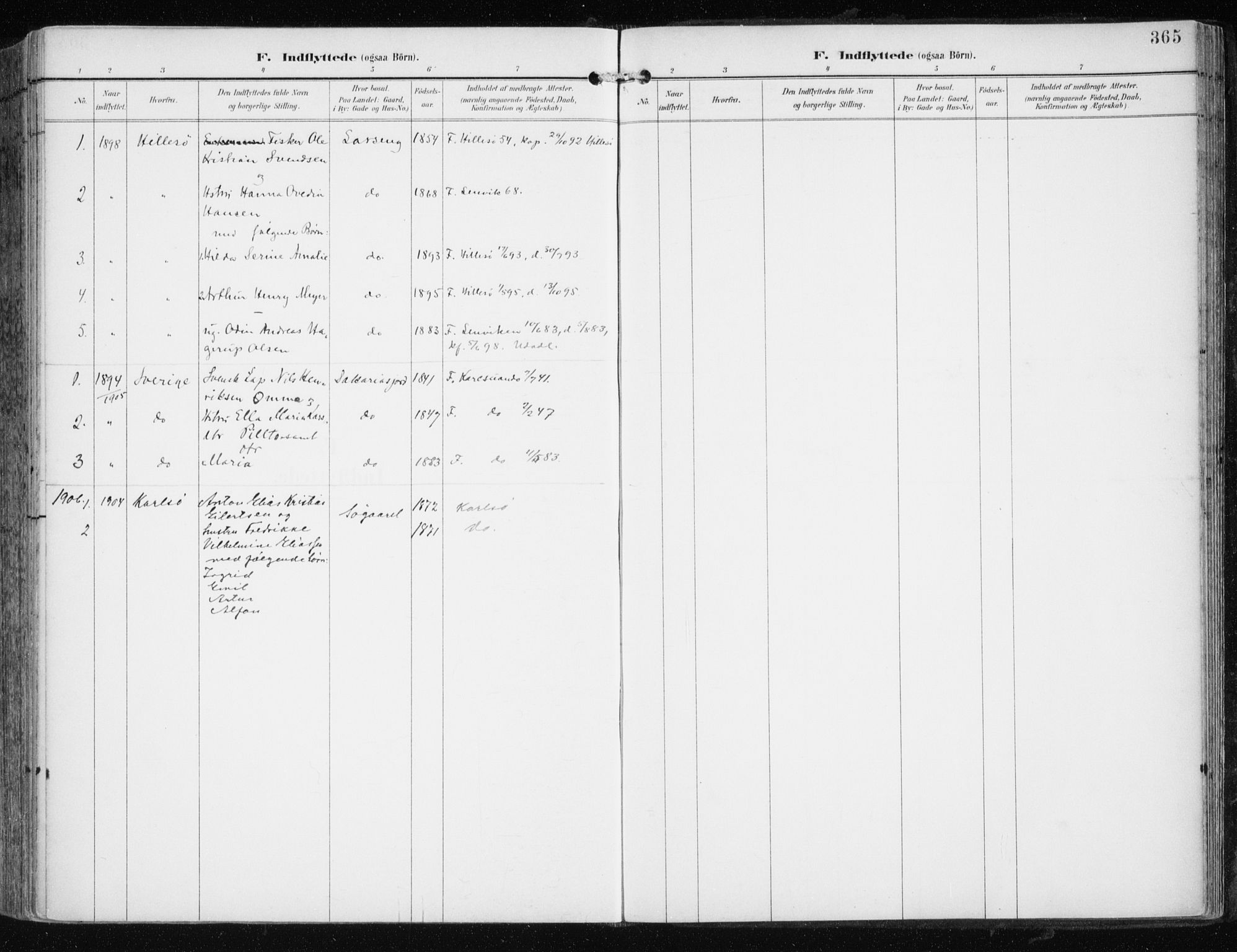 Tromsøysund sokneprestkontor, SATØ/S-1304/G/Ga/L0006kirke: Parish register (official) no. 6, 1897-1906, p. 365