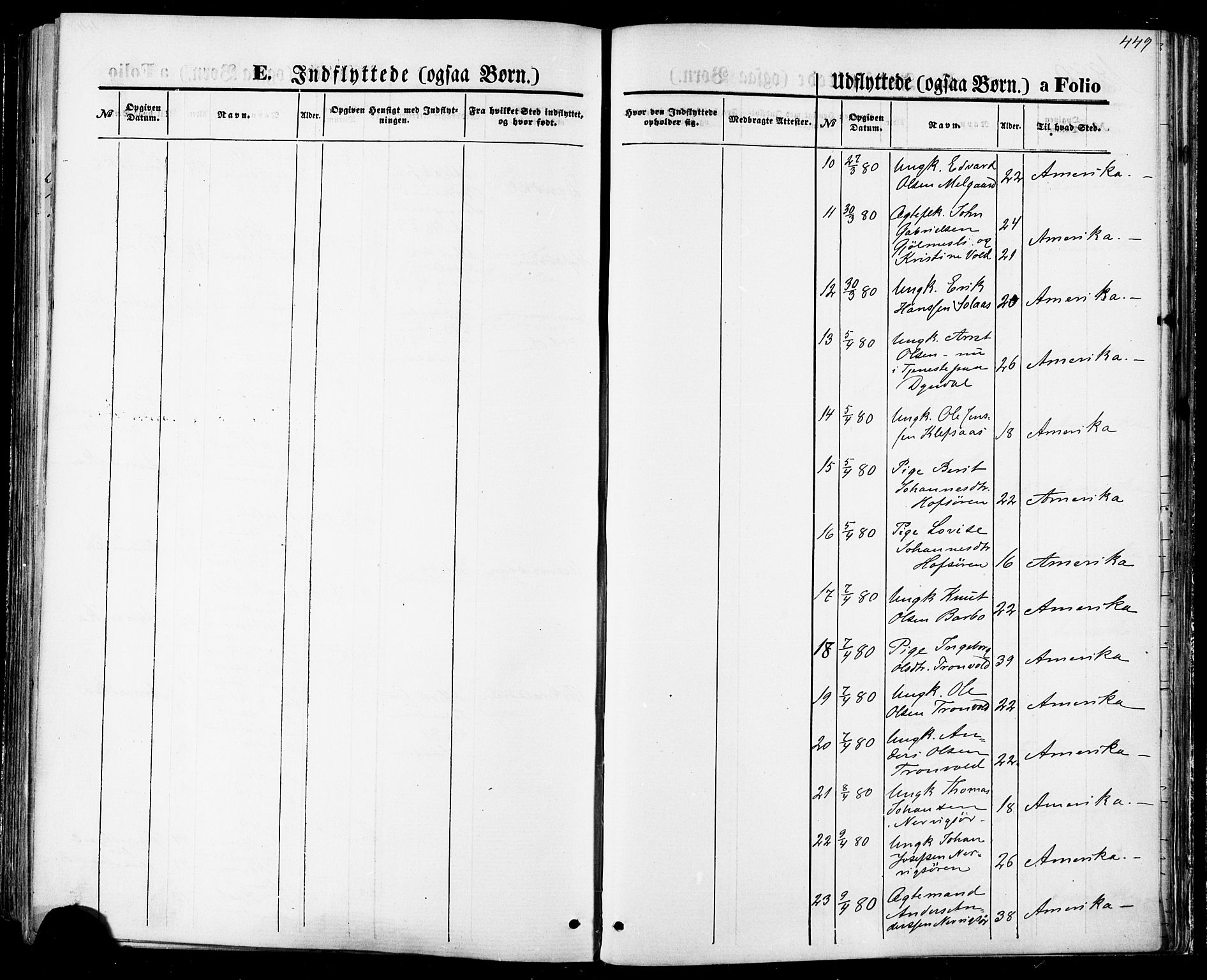 Ministerialprotokoller, klokkerbøker og fødselsregistre - Sør-Trøndelag, SAT/A-1456/668/L0807: Parish register (official) no. 668A07, 1870-1880, p. 449