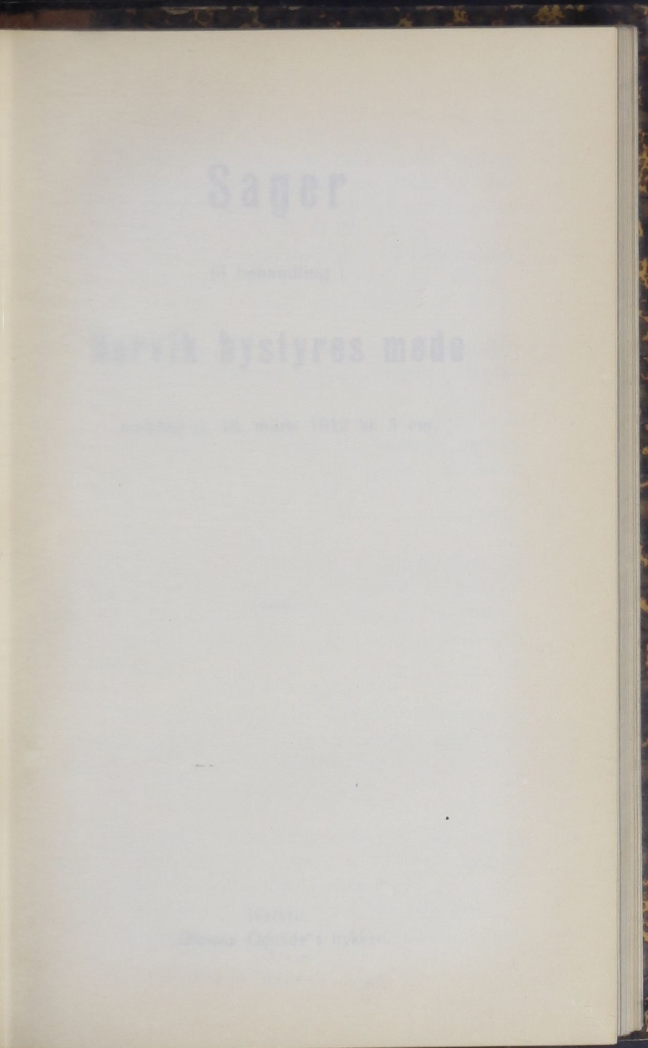 Narvik kommune. Formannskap , AIN/K-18050.150/A/Ab/L0002: Møtebok, 1912