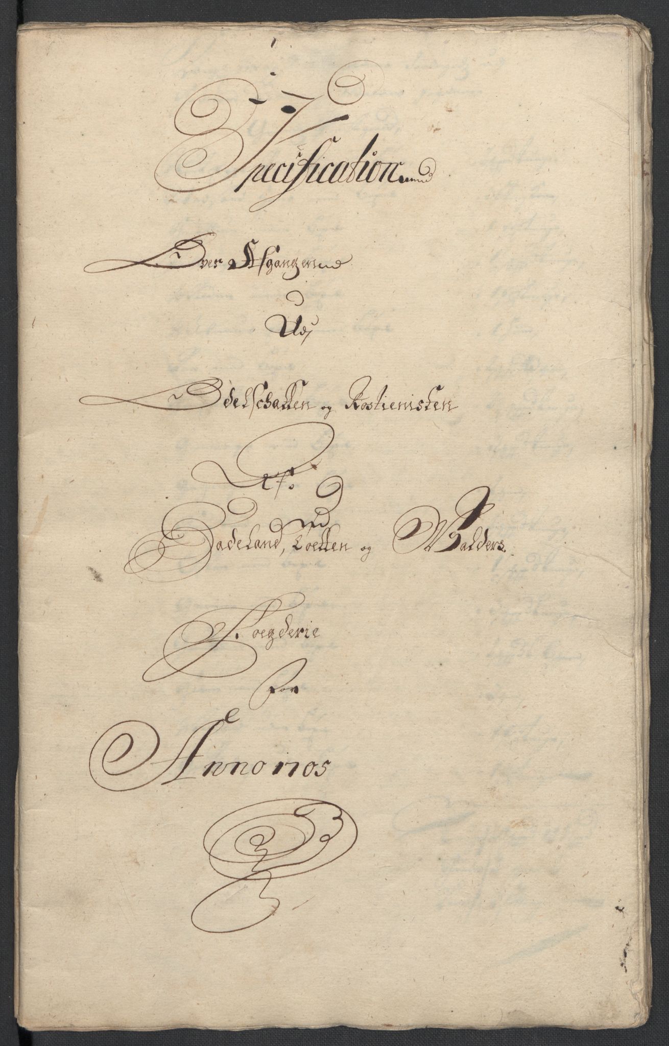 Rentekammeret inntil 1814, Reviderte regnskaper, Fogderegnskap, RA/EA-4092/R18/L1303: Fogderegnskap Hadeland, Toten og Valdres, 1705, p. 69