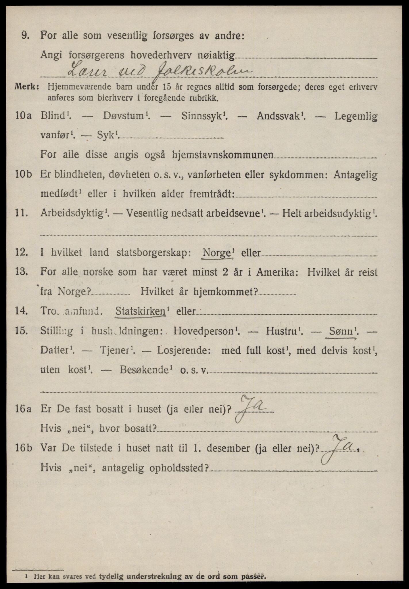 SAT, 1920 census for Sykkylven, 1920, p. 3184