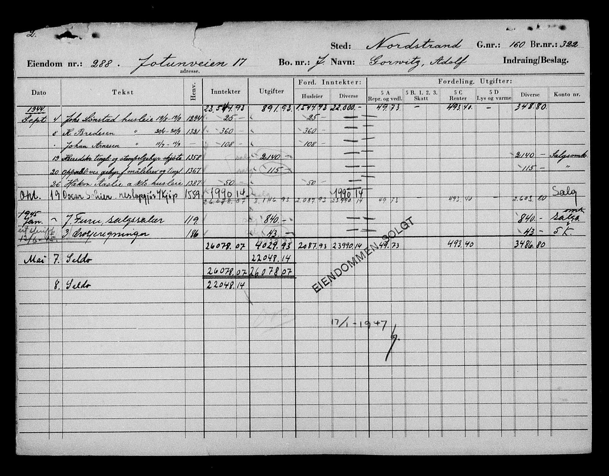 Justisdepartementet, Tilbakeføringskontoret for inndratte formuer, AV/RA-S-1564/H/Hc/Hcc/L0940: --, 1945-1947, p. 675