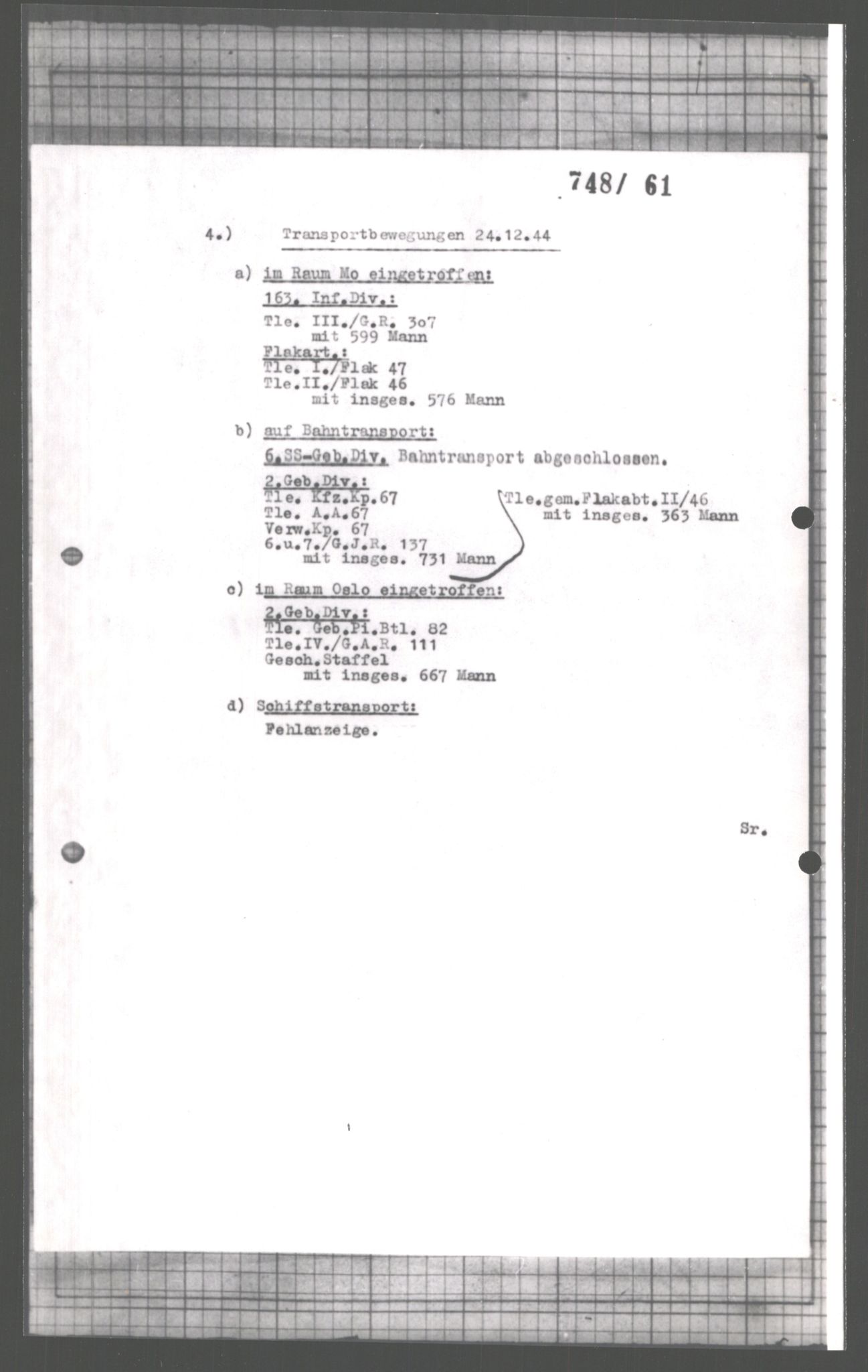 Forsvarets Overkommando. 2 kontor. Arkiv 11.4. Spredte tyske arkivsaker, AV/RA-RAFA-7031/D/Dar/Dara/L0005: Krigsdagbøker for 20. Gebirgs-Armee-Oberkommando (AOK 20), 1942-1944, p. 477