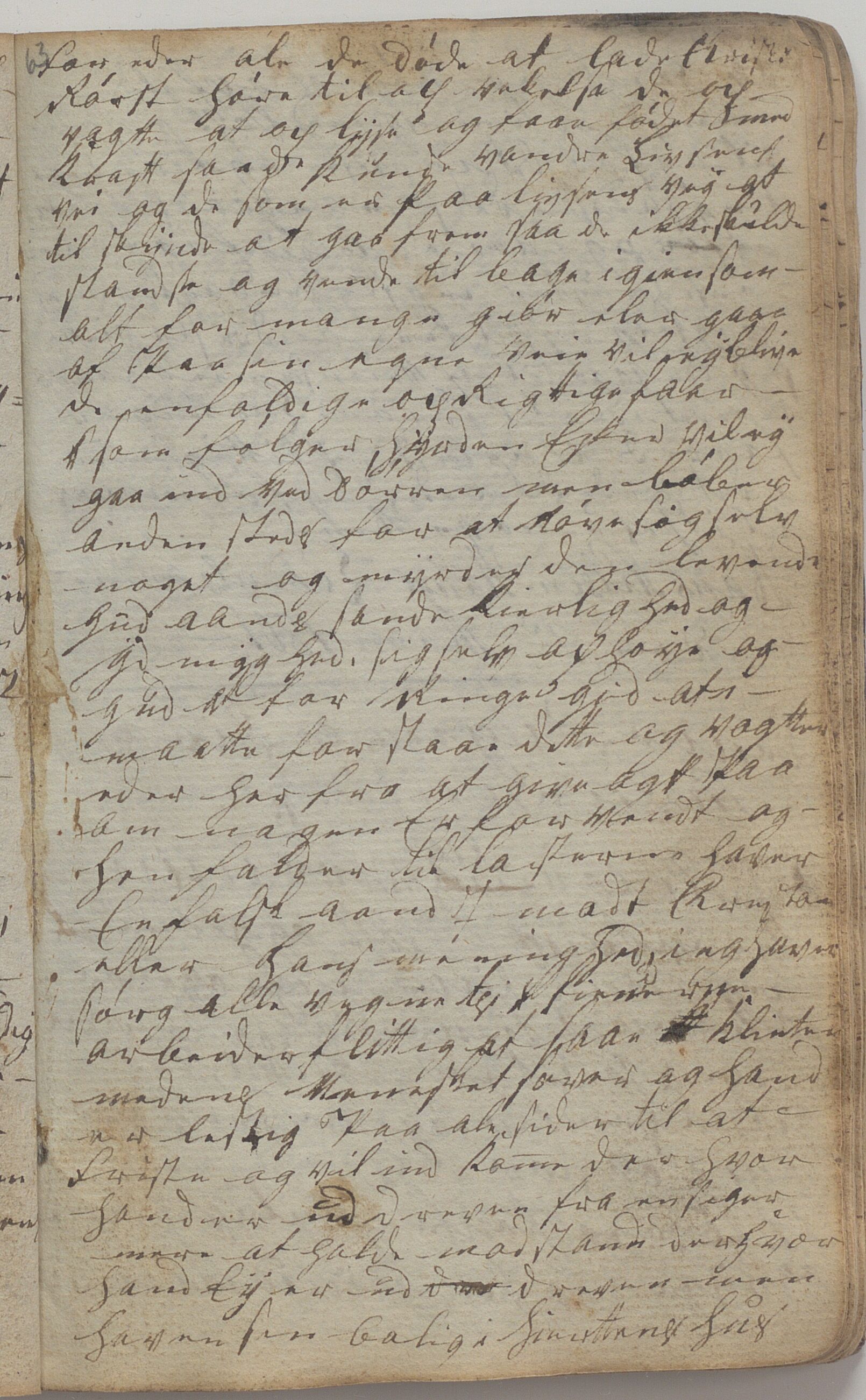Heggtveitsamlingen, TMF/A-1007/H/L0045/0005: Brev, kopibøker, biografiske opptegnelser etc. / "Bøasæter", 1800-1820, p. 63