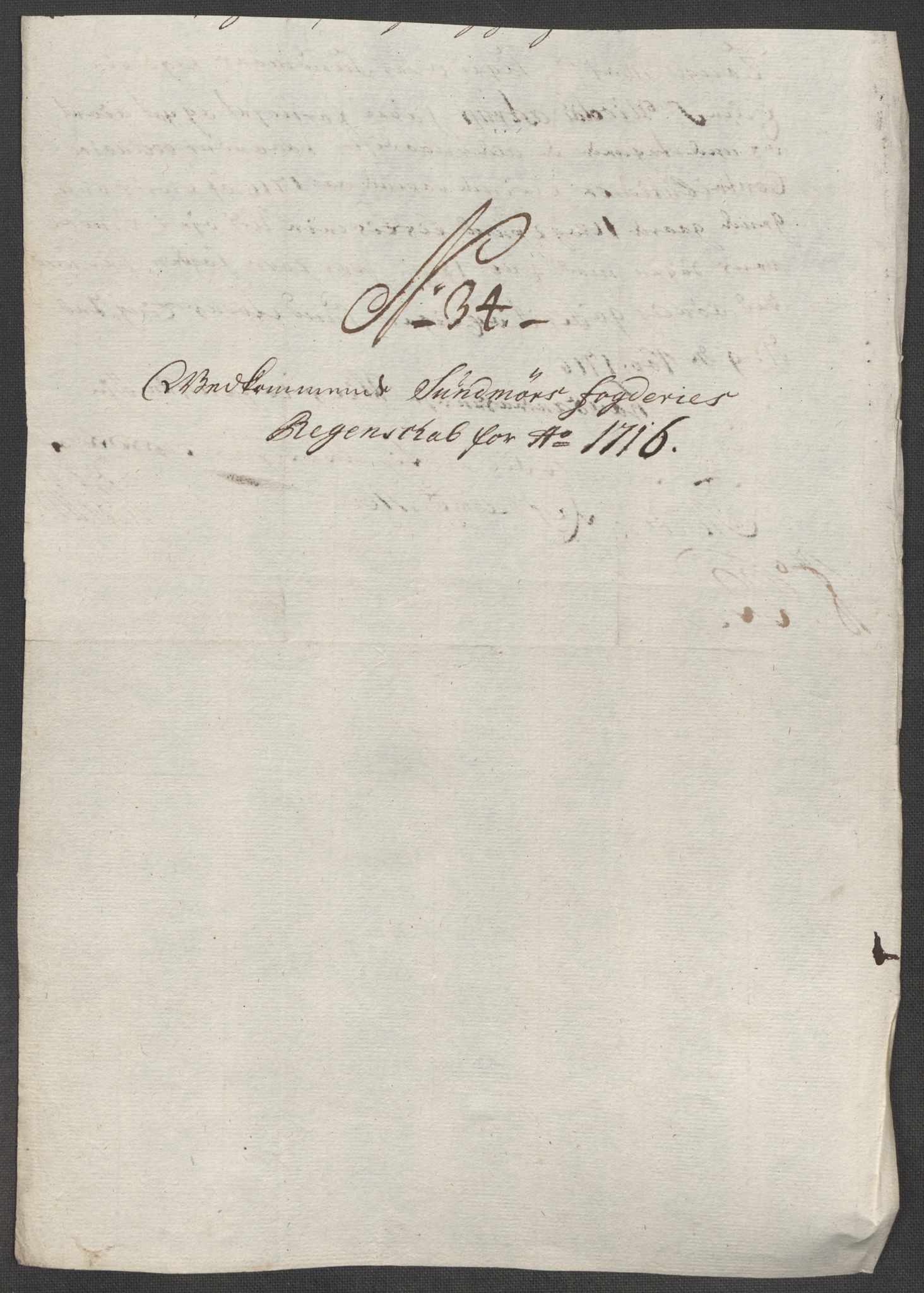 Rentekammeret inntil 1814, Reviderte regnskaper, Fogderegnskap, AV/RA-EA-4092/R54/L3568: Fogderegnskap Sunnmøre, 1716, p. 175