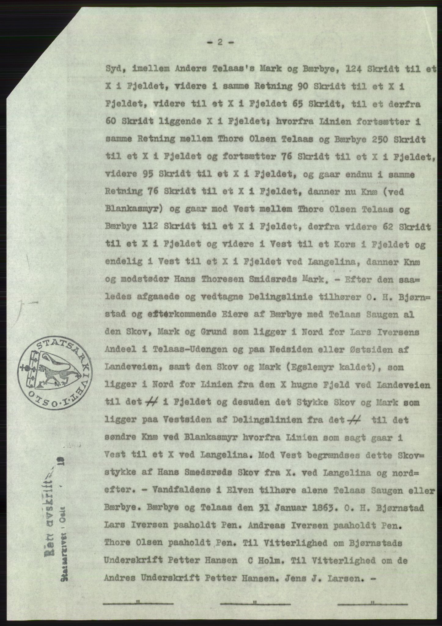 Statsarkivet i Oslo, AV/SAO-A-10621/Z/Zd/L0029: Avskrifter, j.nr 4-2158/1970, 1970, p. 331