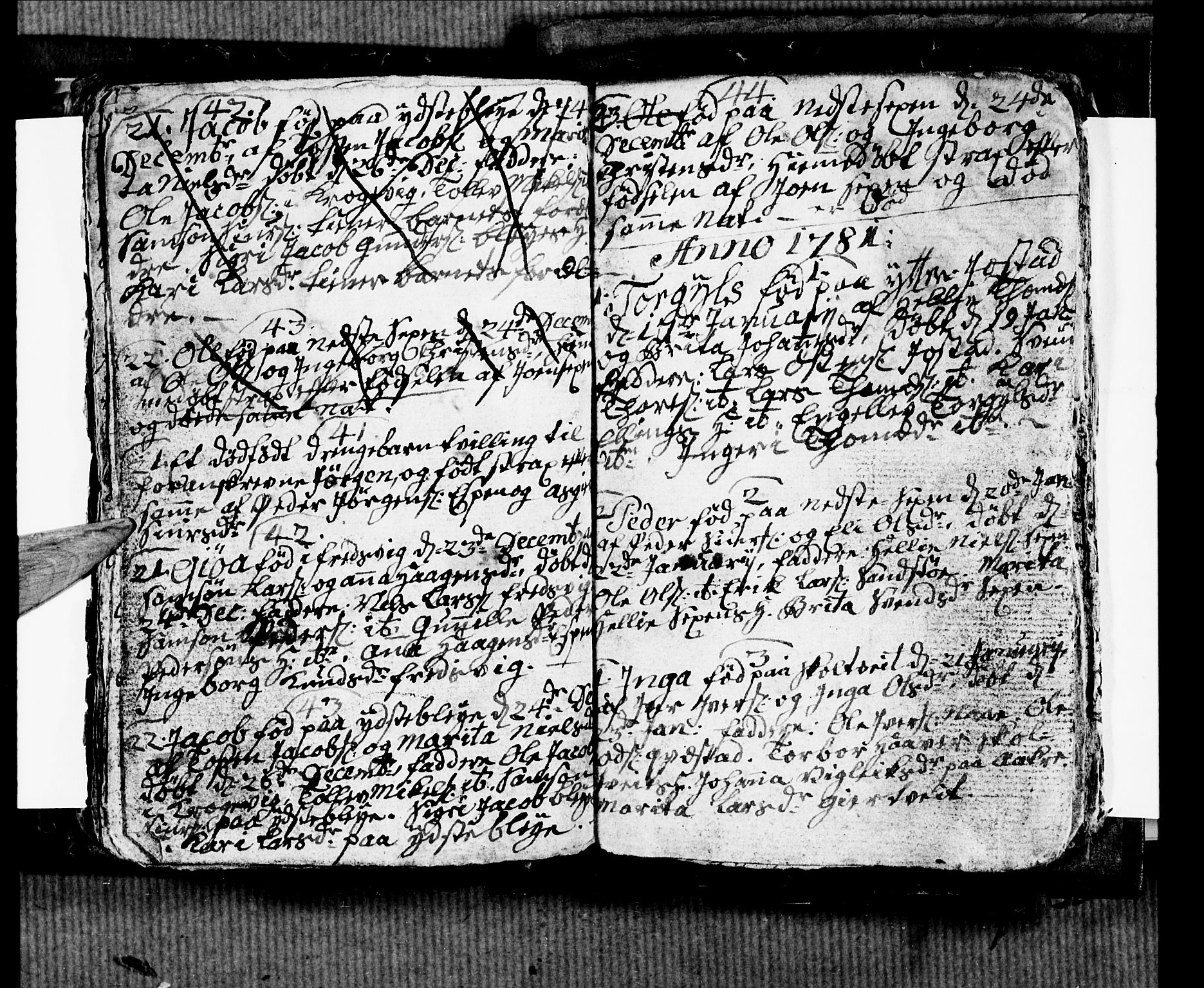 Ullensvang sokneprestembete, AV/SAB-A-78701/H/Hab: Parish register (copy) no. B 5, 1778-1784