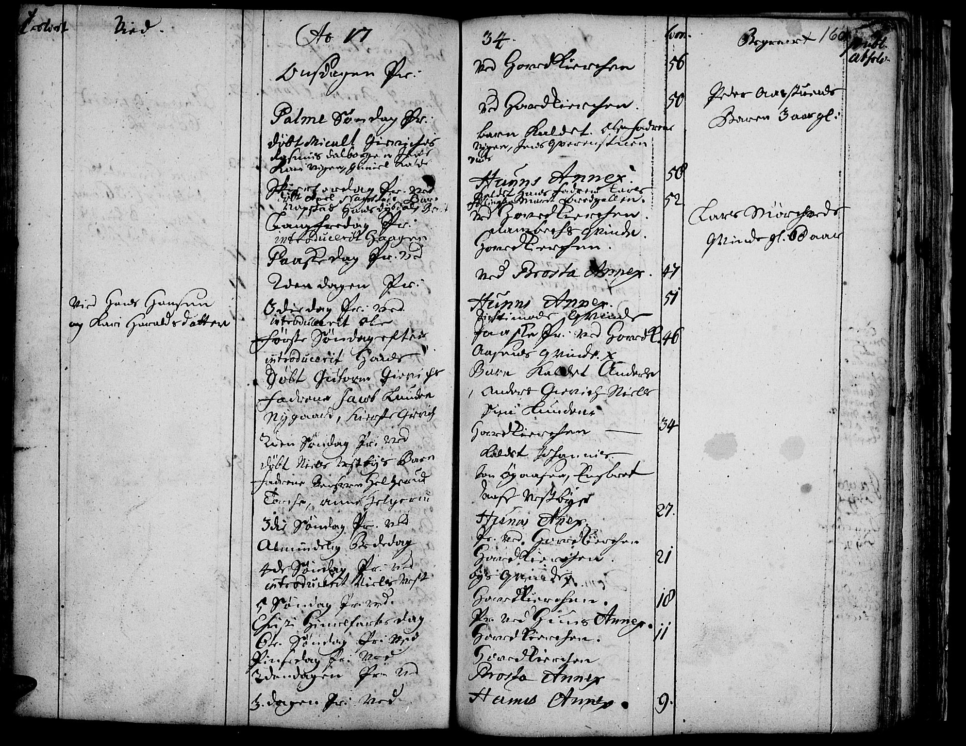 Vardal prestekontor, AV/SAH-PREST-100/H/Ha/Haa/L0001: Parish register (official) no. 1, 1706-1748, p. 160