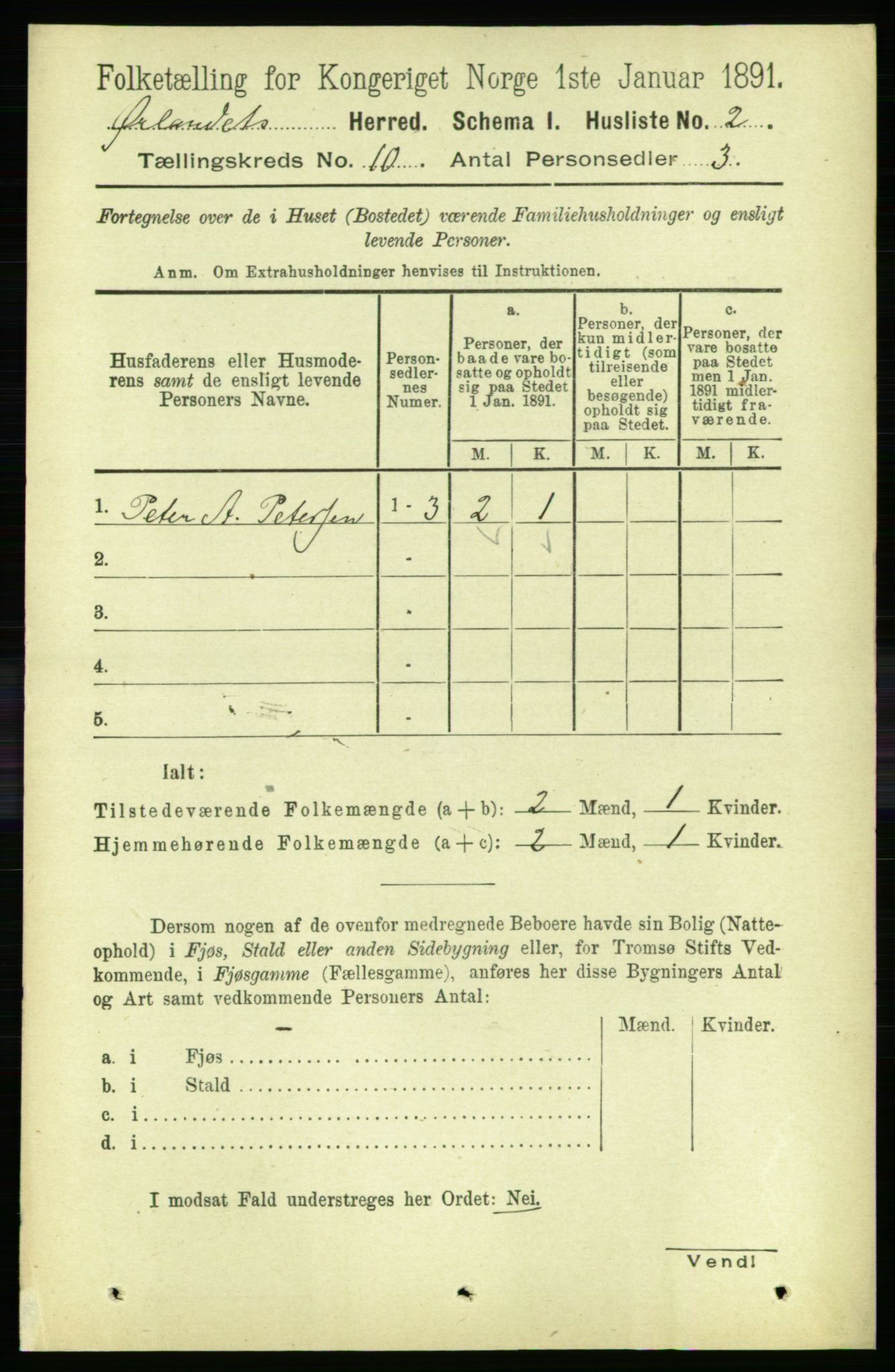 RA, 1891 census for 1621 Ørland, 1891, p. 4104