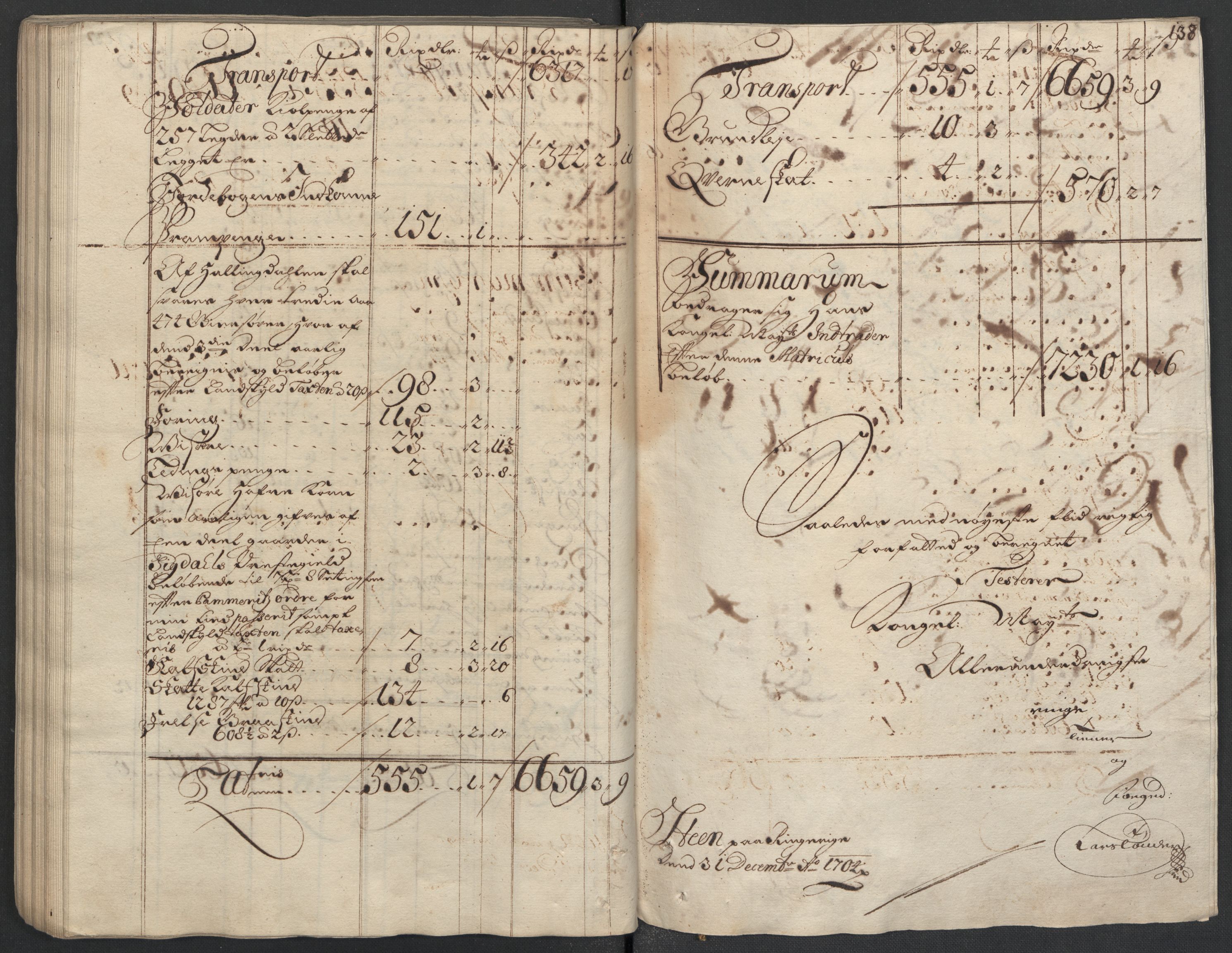 Rentekammeret inntil 1814, Reviderte regnskaper, Fogderegnskap, RA/EA-4092/R22/L1463: Fogderegnskap Ringerike, Hallingdal og Buskerud, 1704, p. 176