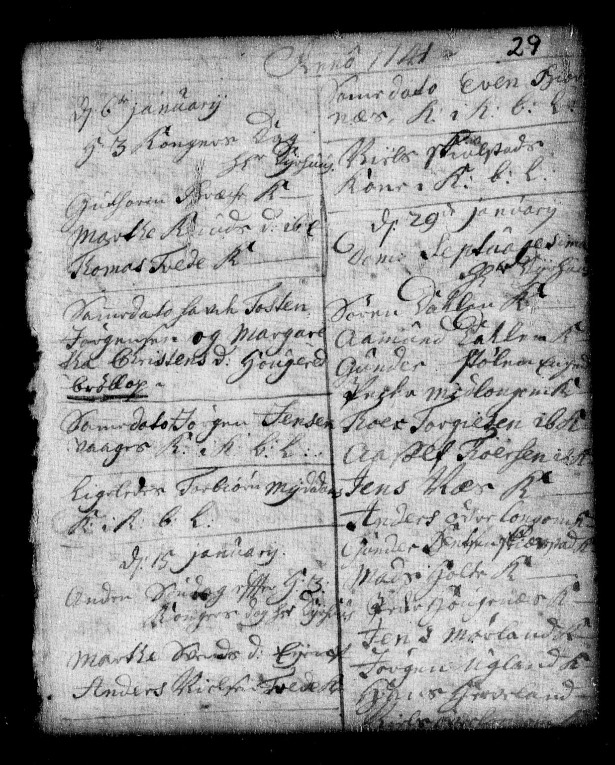 Holt sokneprestkontor, AV/SAK-1111-0021/F/Fa/L0002: Parish register (official) no. A 2, 1739-1753, p. 29