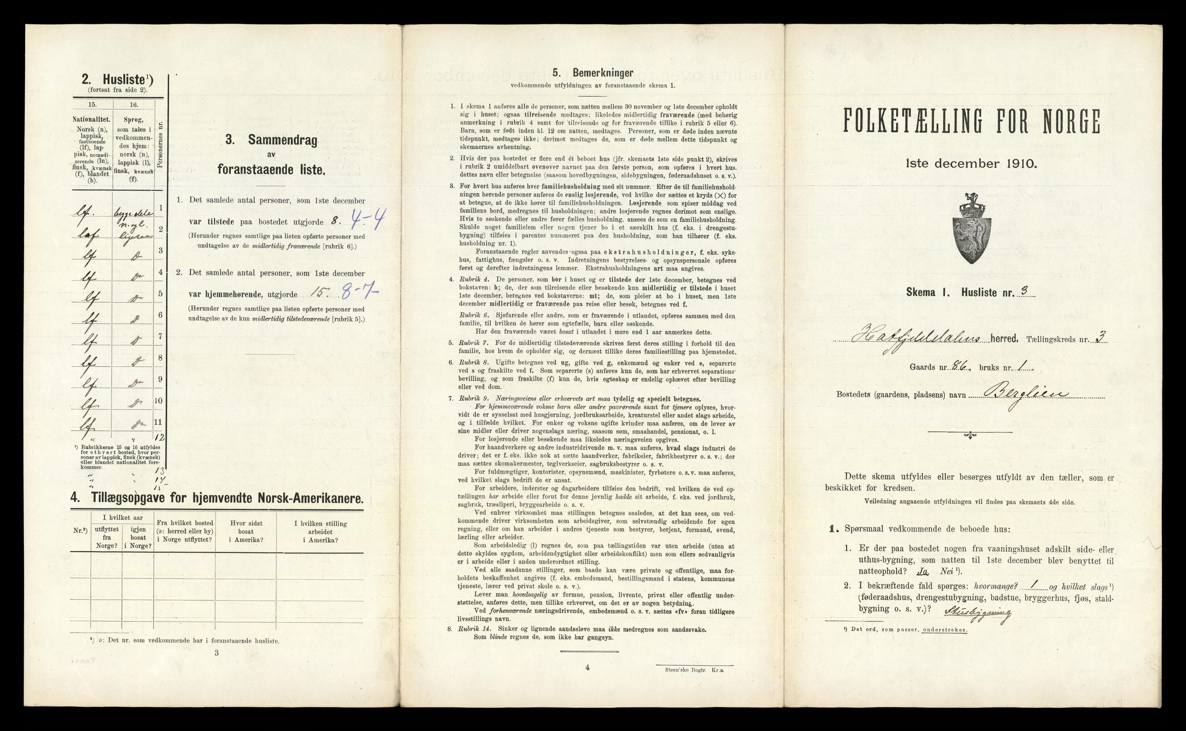 RA, 1910 census for Hattfjelldal, 1910, p. 139