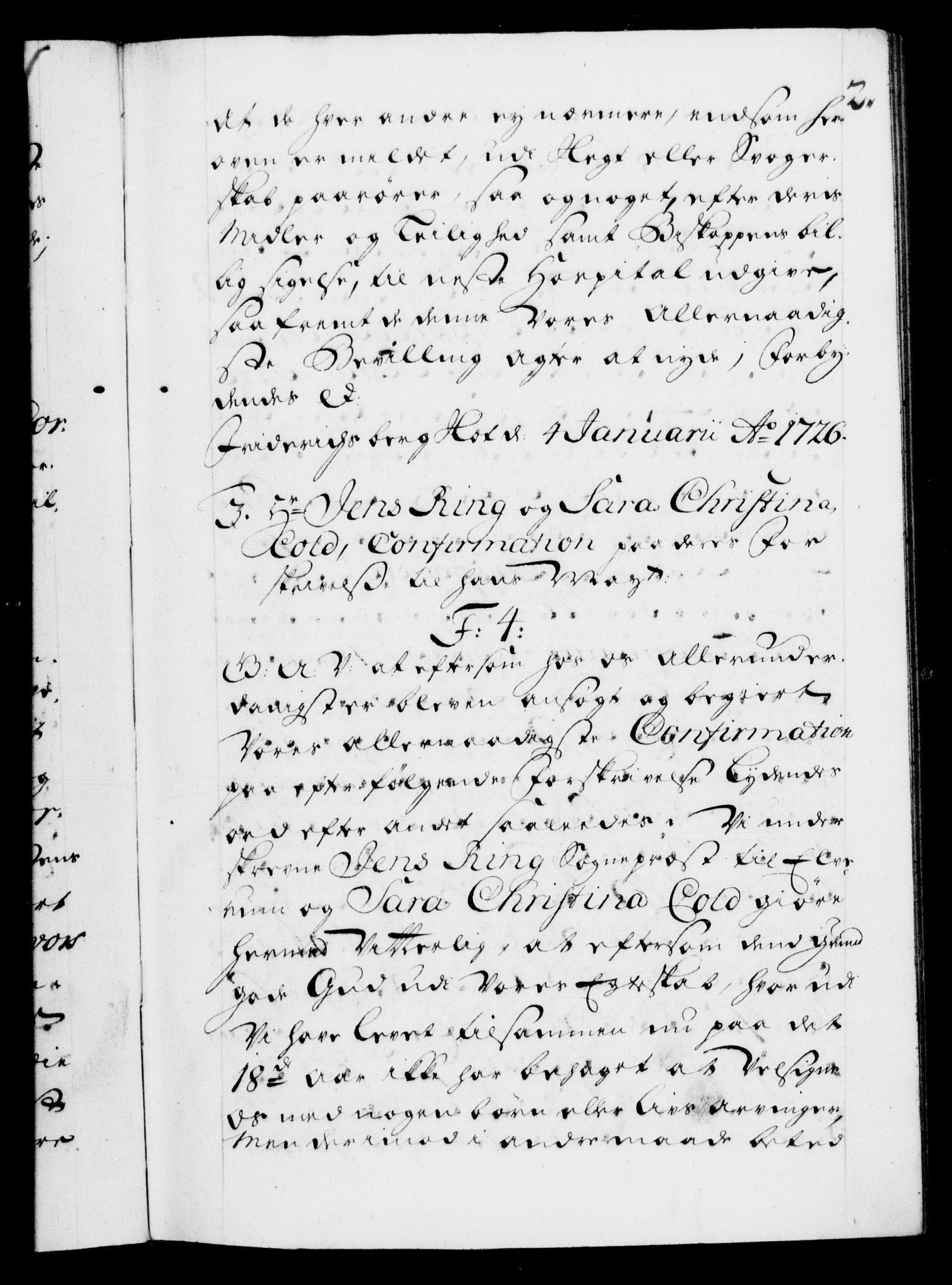 Danske Kanselli 1572-1799, AV/RA-EA-3023/F/Fc/Fca/Fcaa/L0025: Norske registre, 1726-1728, p. 2a