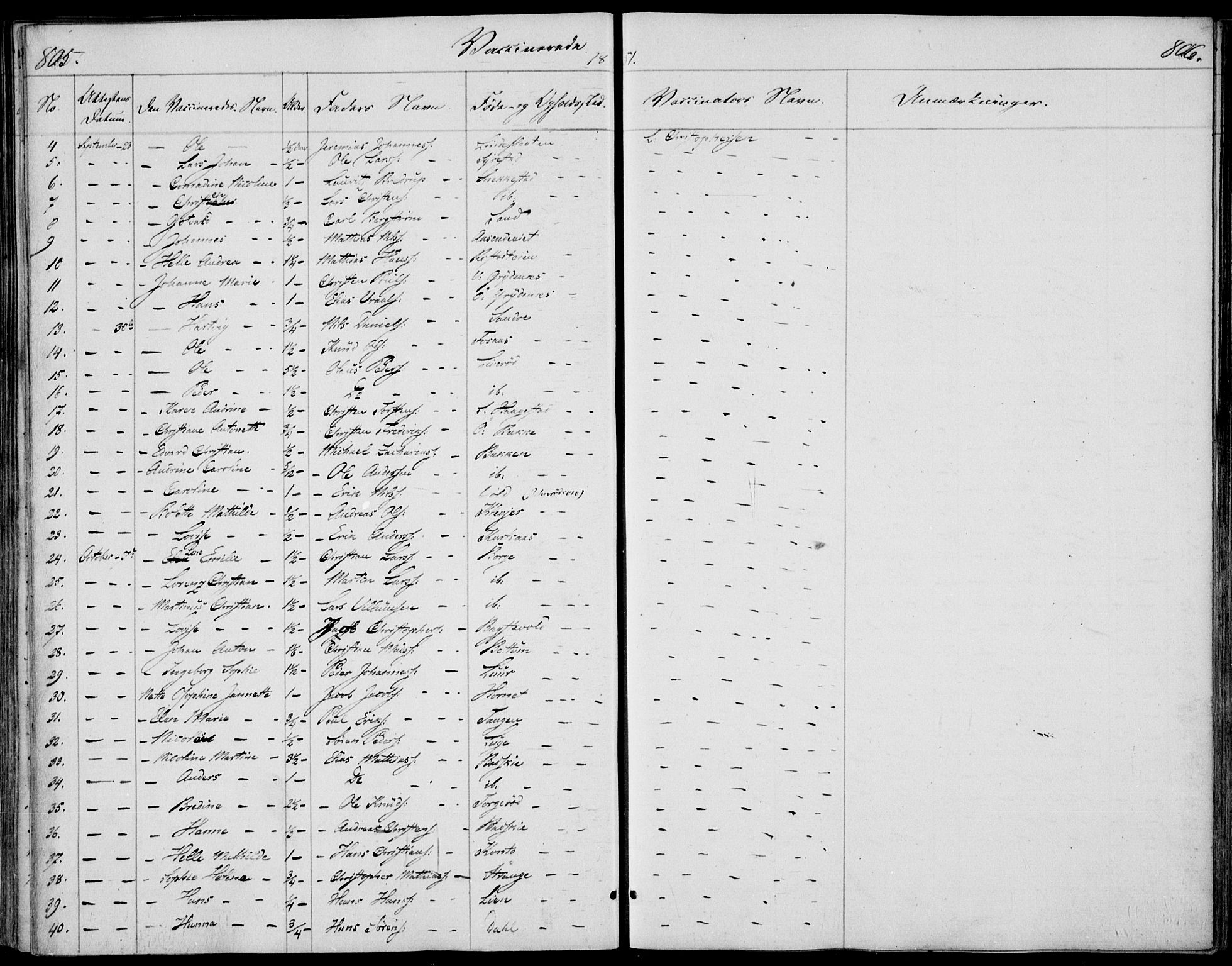 Våle kirkebøker, SAKO/A-334/F/Fa/L0009b: Parish register (official) no. I 9B, 1841-1860, p. 805-806