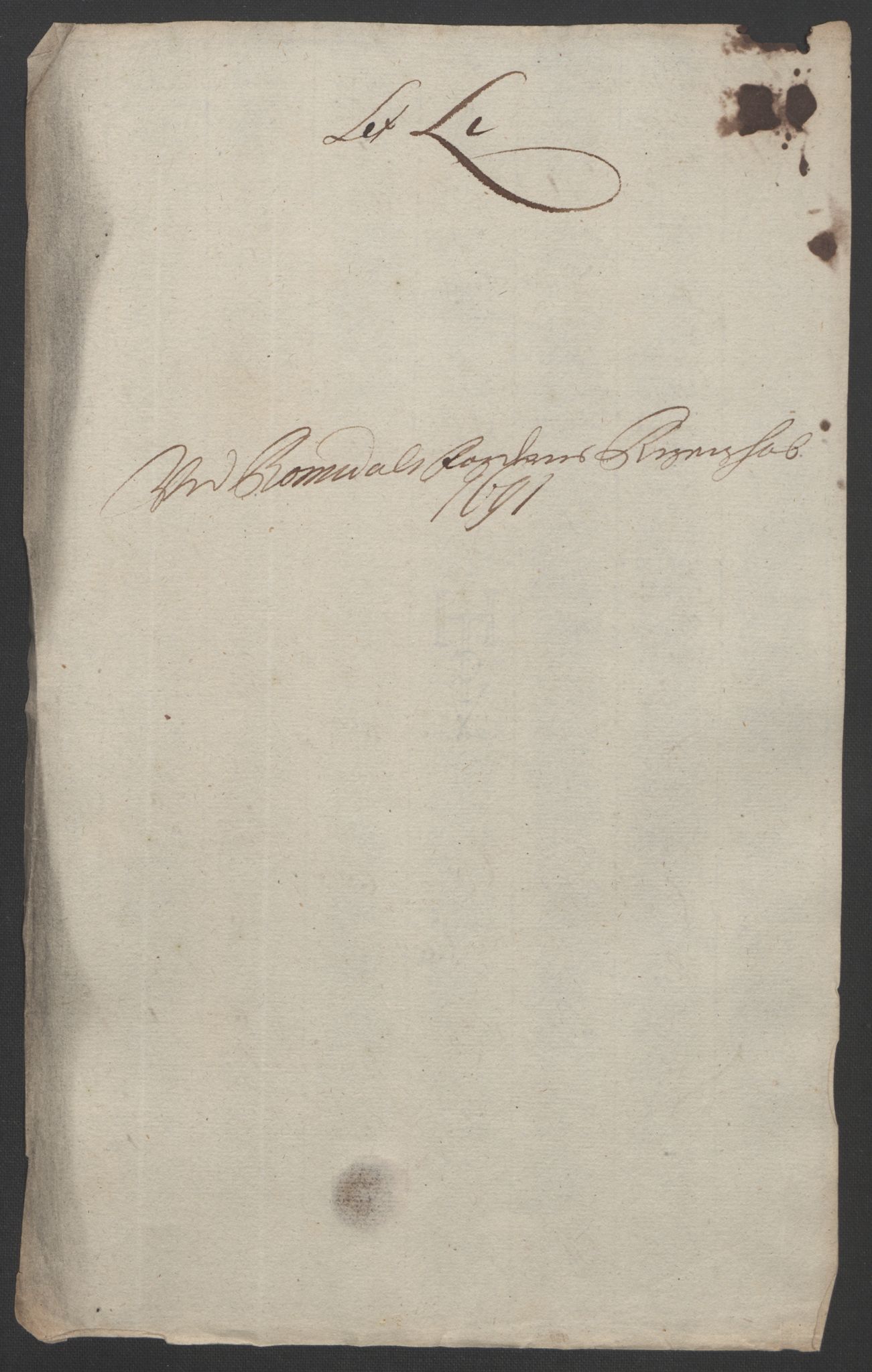 Rentekammeret inntil 1814, Reviderte regnskaper, Fogderegnskap, RA/EA-4092/R55/L3649: Fogderegnskap Romsdal, 1690-1691, p. 323