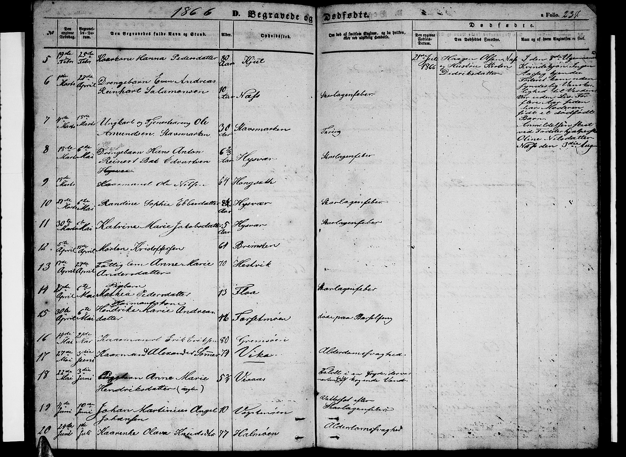 Ministerialprotokoller, klokkerbøker og fødselsregistre - Nordland, AV/SAT-A-1459/816/L0251: Parish register (copy) no. 816C01, 1852-1870, p. 237