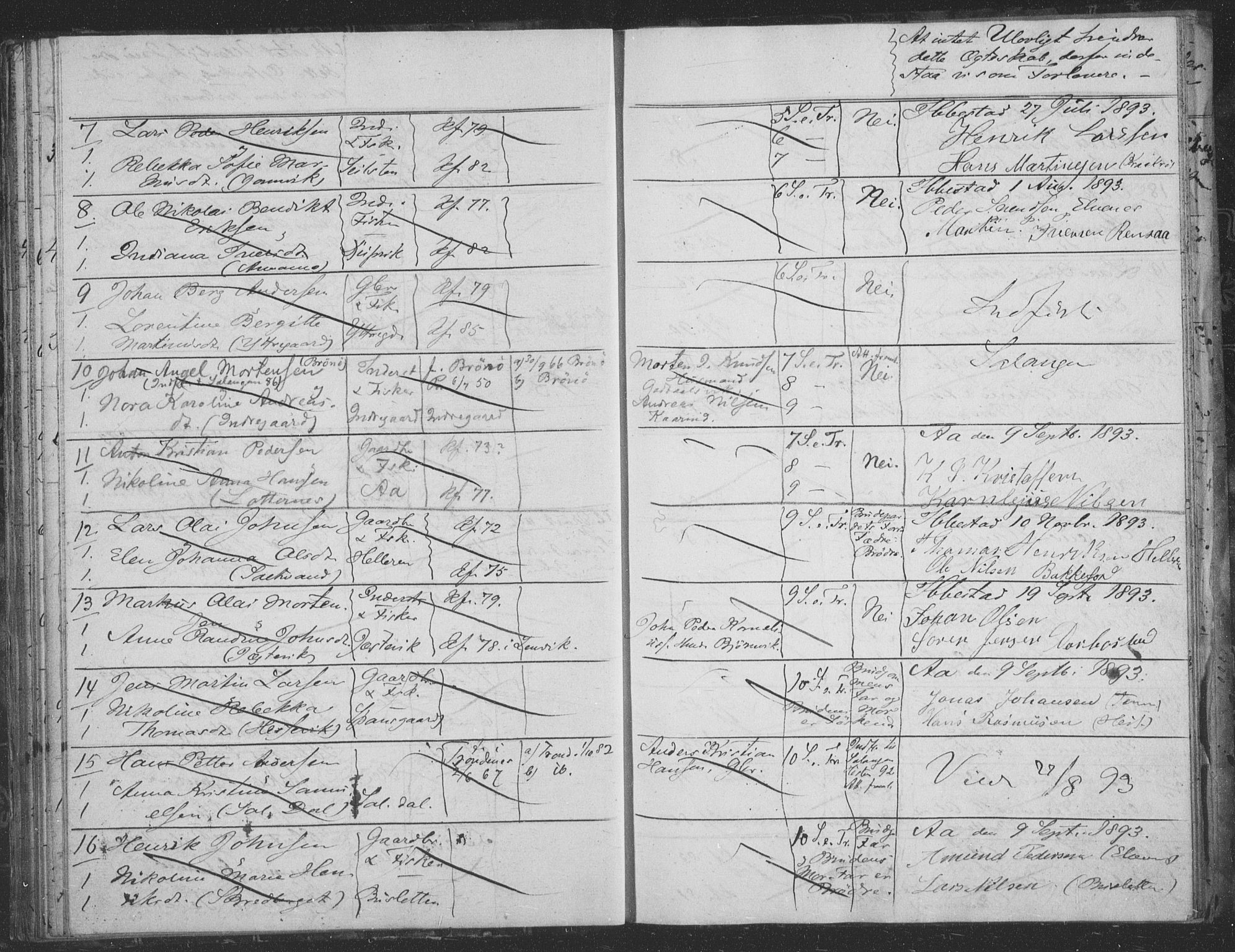 Ibestad sokneprestembete, AV/SATØ-S-0077/I/Ie/L0066: Banns register no. 66, 1888-1904