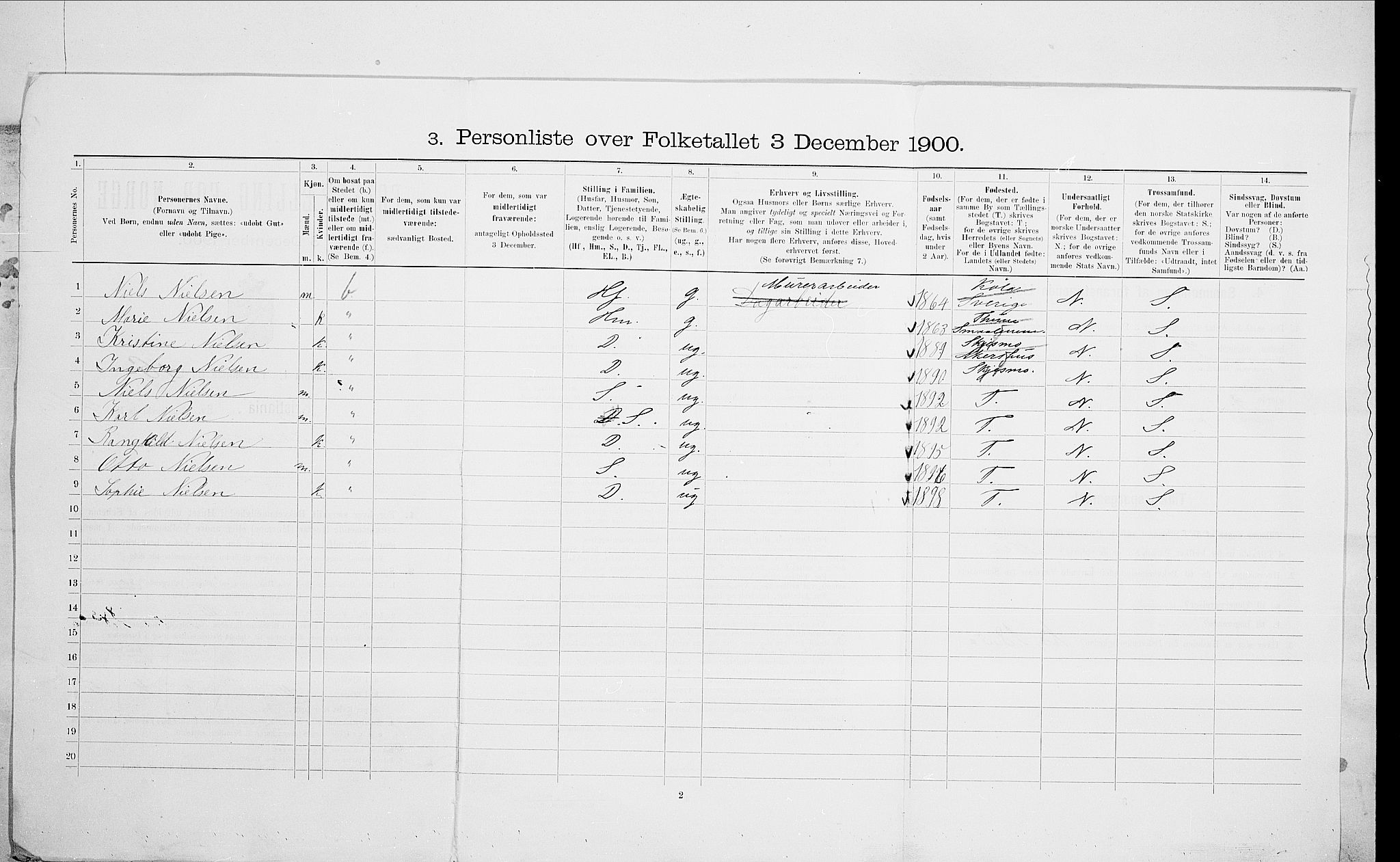 SAO, 1900 census for Kristiania, 1900, p. 79356