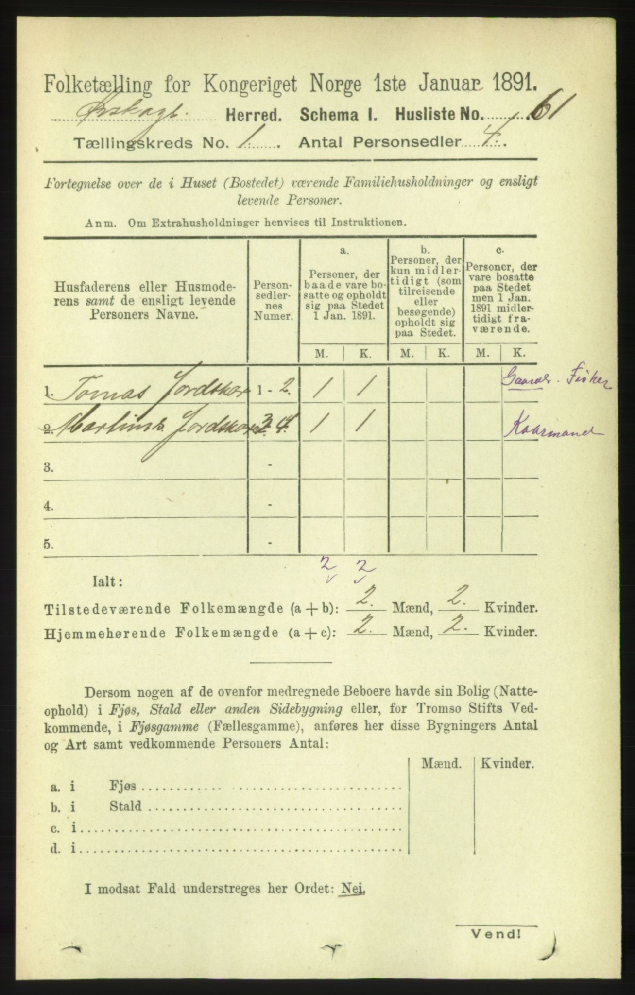 RA, 1891 census for 1527 Ørskog, 1891, p. 80