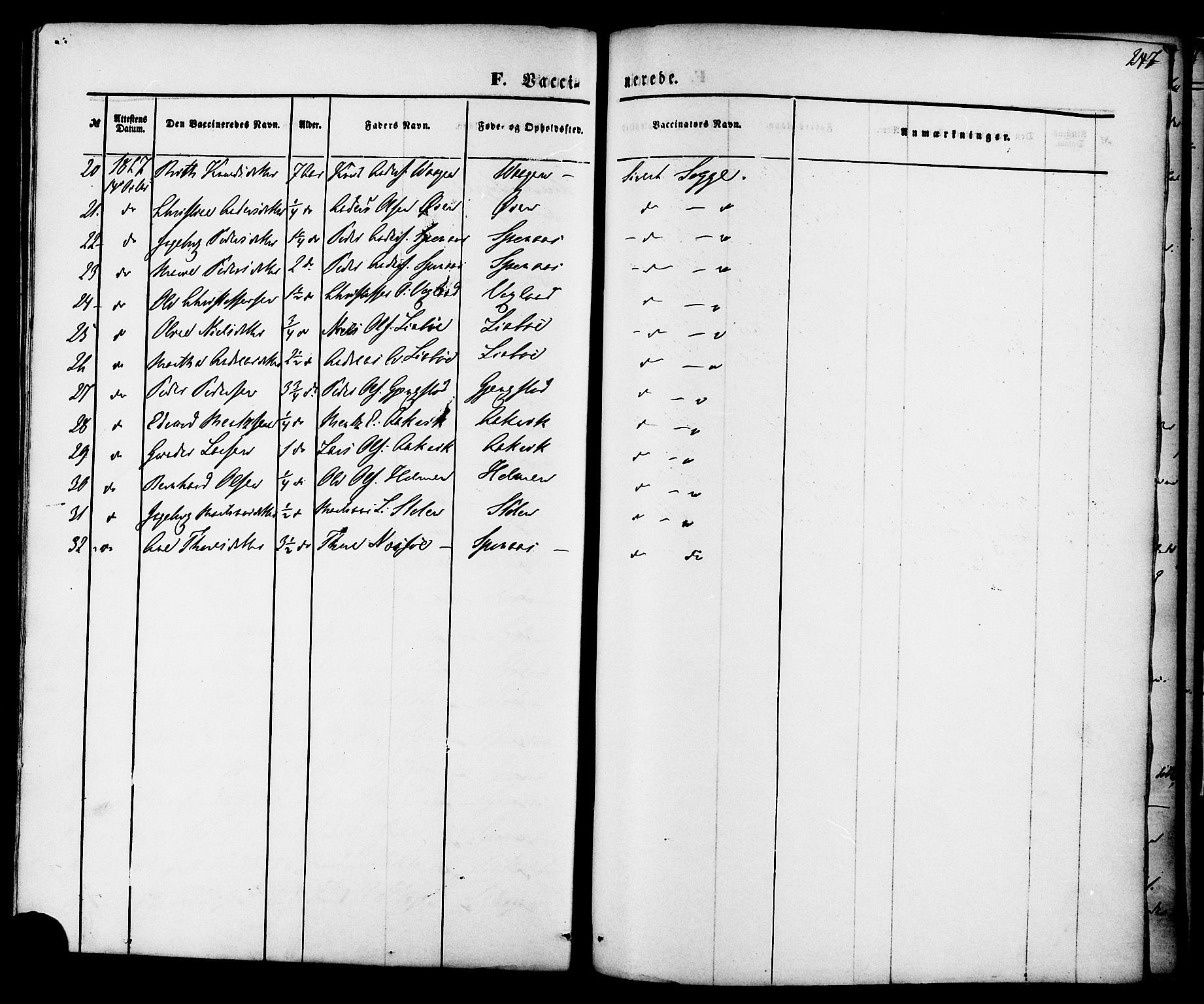 Ministerialprotokoller, klokkerbøker og fødselsregistre - Møre og Romsdal, AV/SAT-A-1454/576/L0884: Parish register (official) no. 576A02, 1865-1879, p. 247