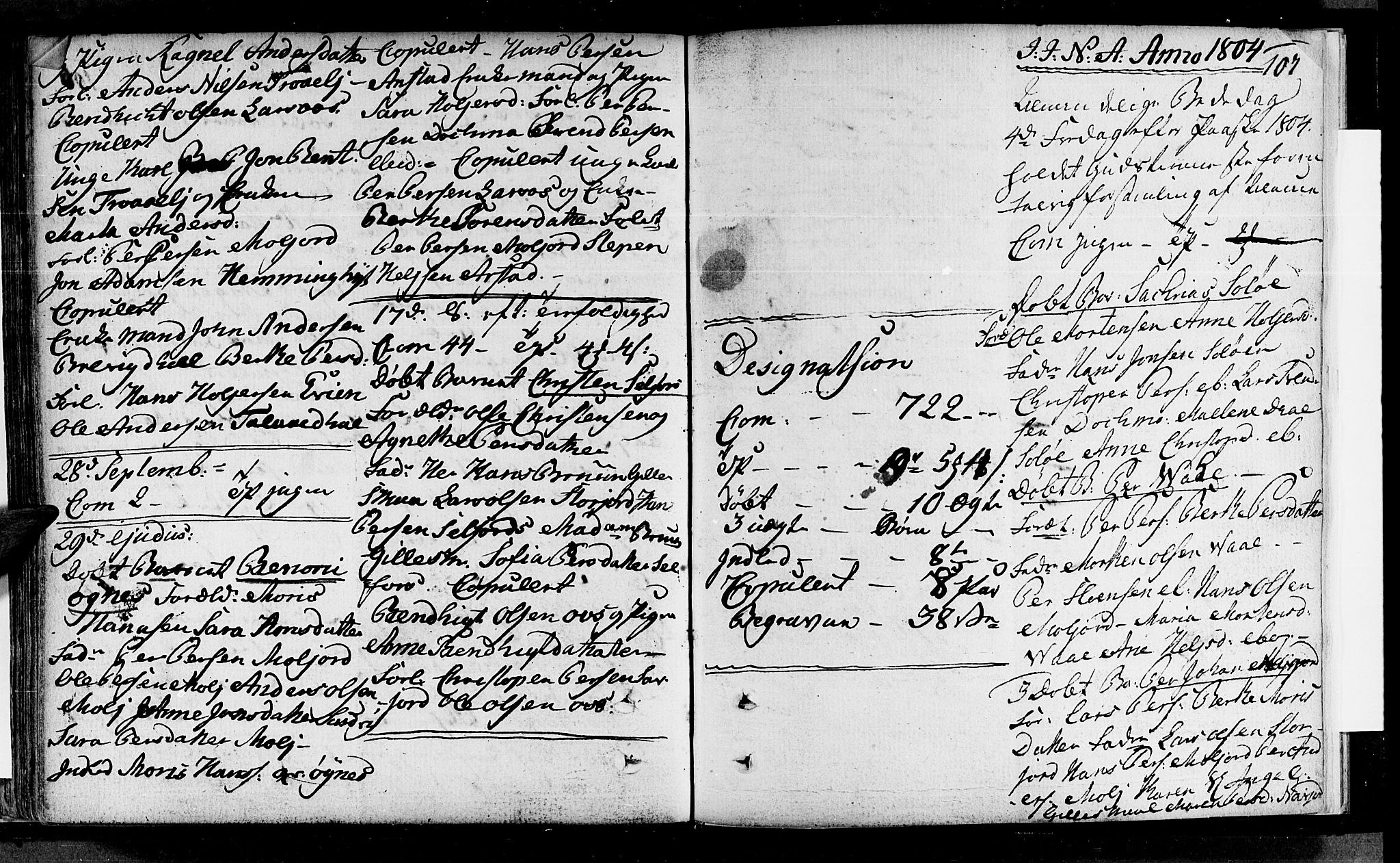 Ministerialprotokoller, klokkerbøker og fødselsregistre - Nordland, AV/SAT-A-1459/846/L0643: Parish register (official) no. 846A01, 1748-1804, p. 107