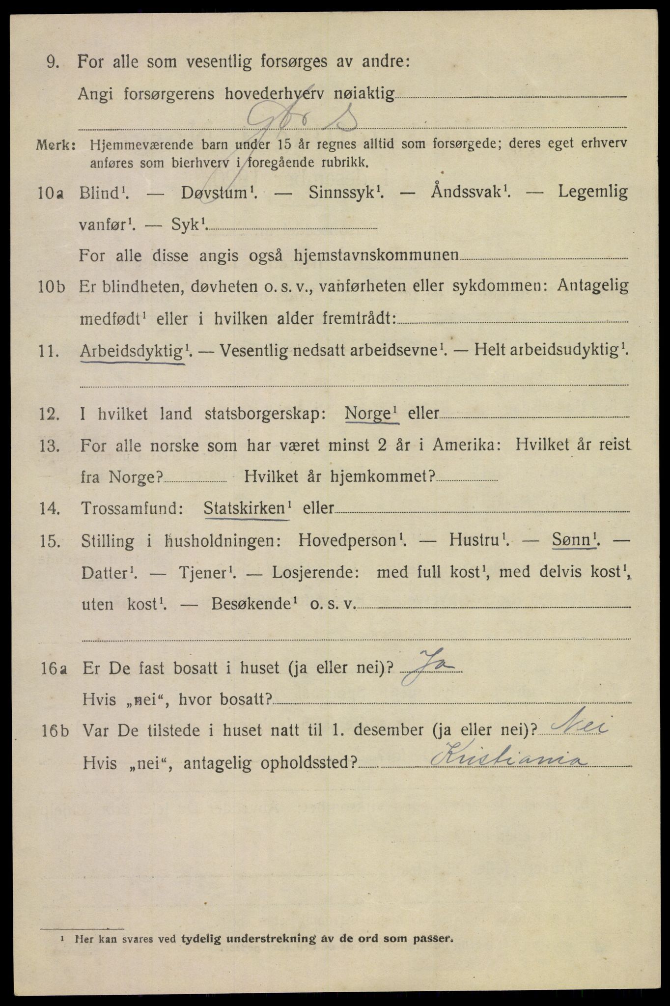 SAKO, 1920 census for Tinn, 1920, p. 4341