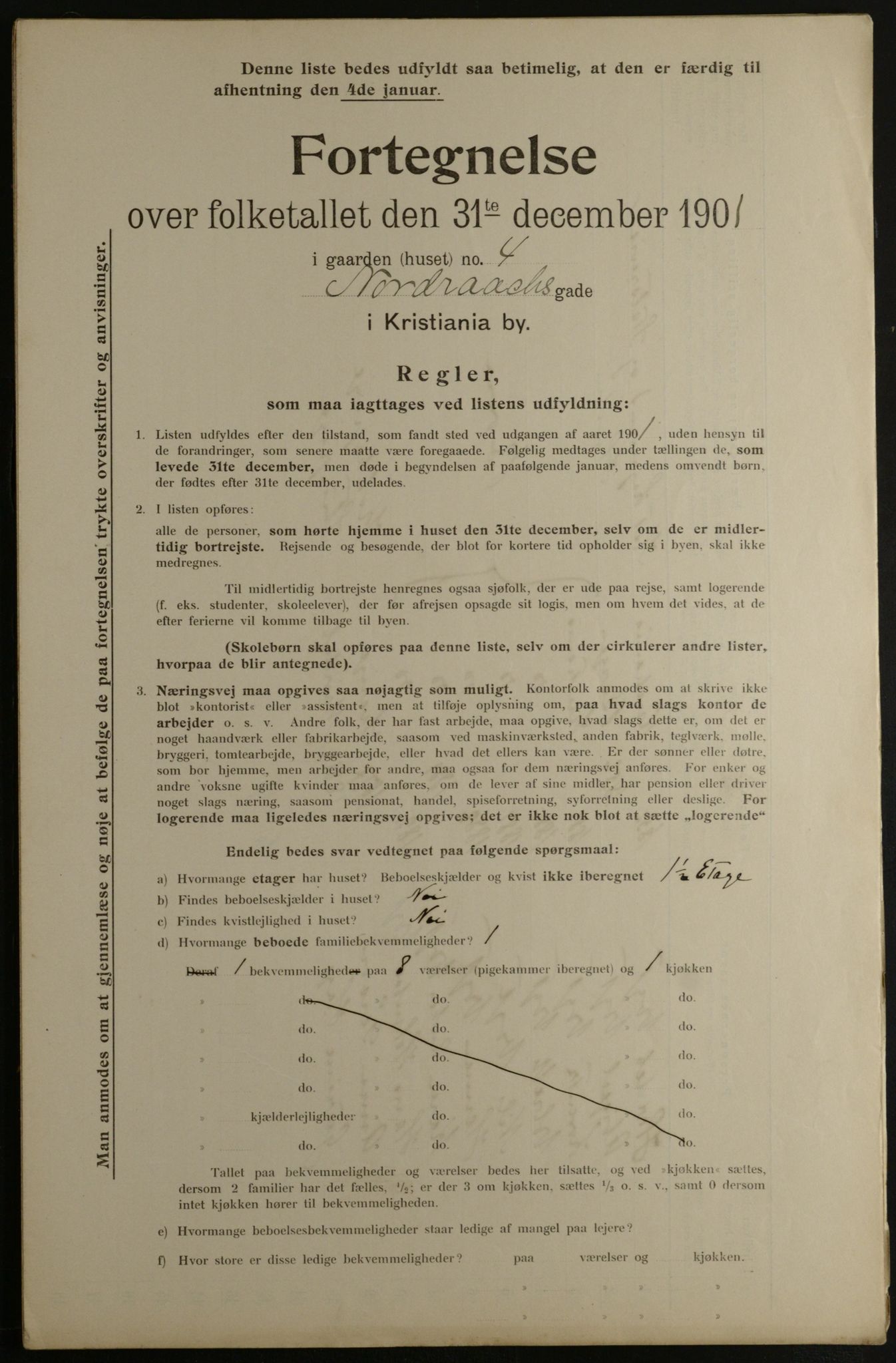 OBA, Municipal Census 1901 for Kristiania, 1901, p. 11249