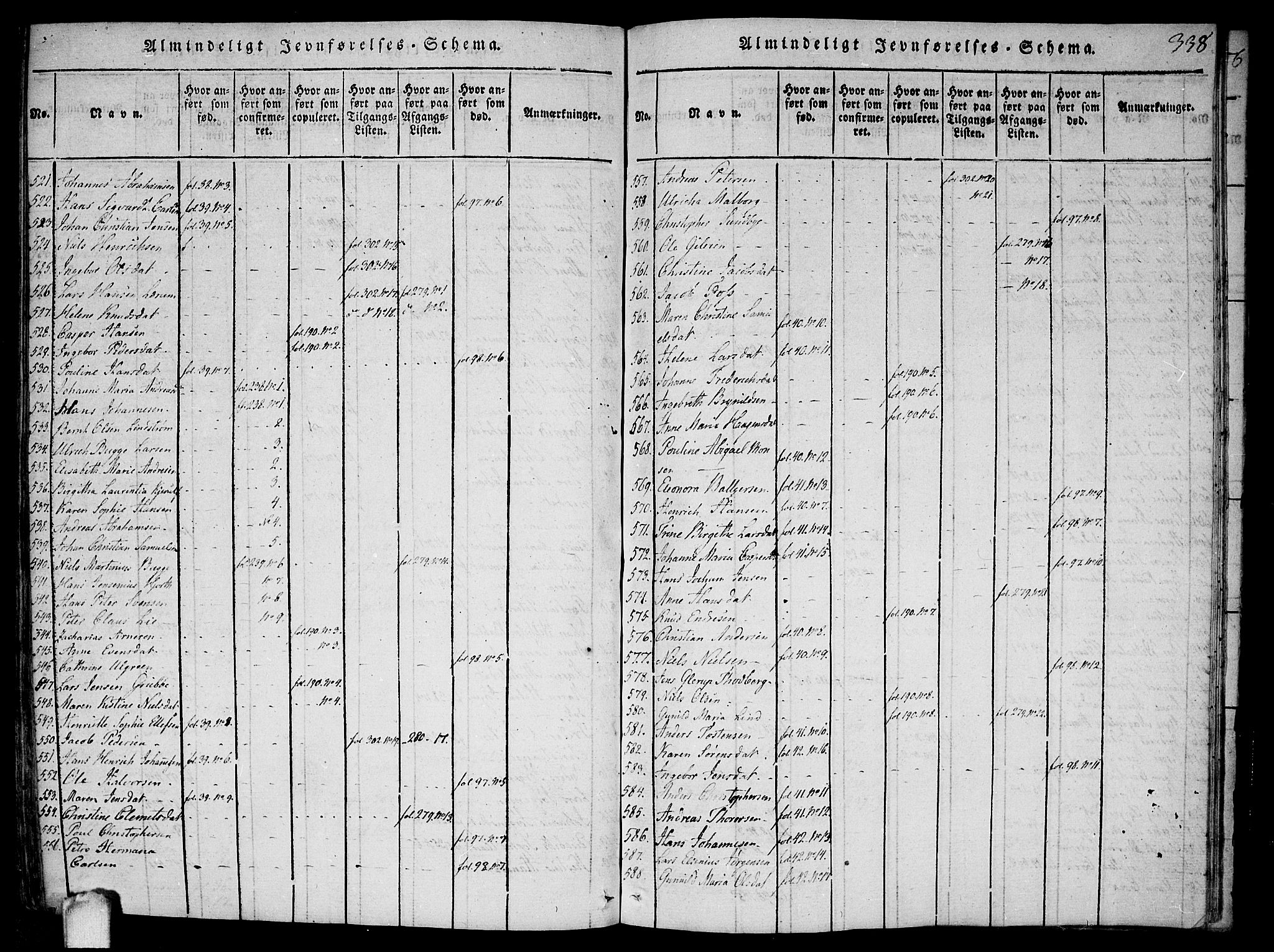 Drøbak prestekontor Kirkebøker, AV/SAO-A-10142a/F/Fa/L0001: Parish register (official) no. I 1, 1816-1842, p. 338