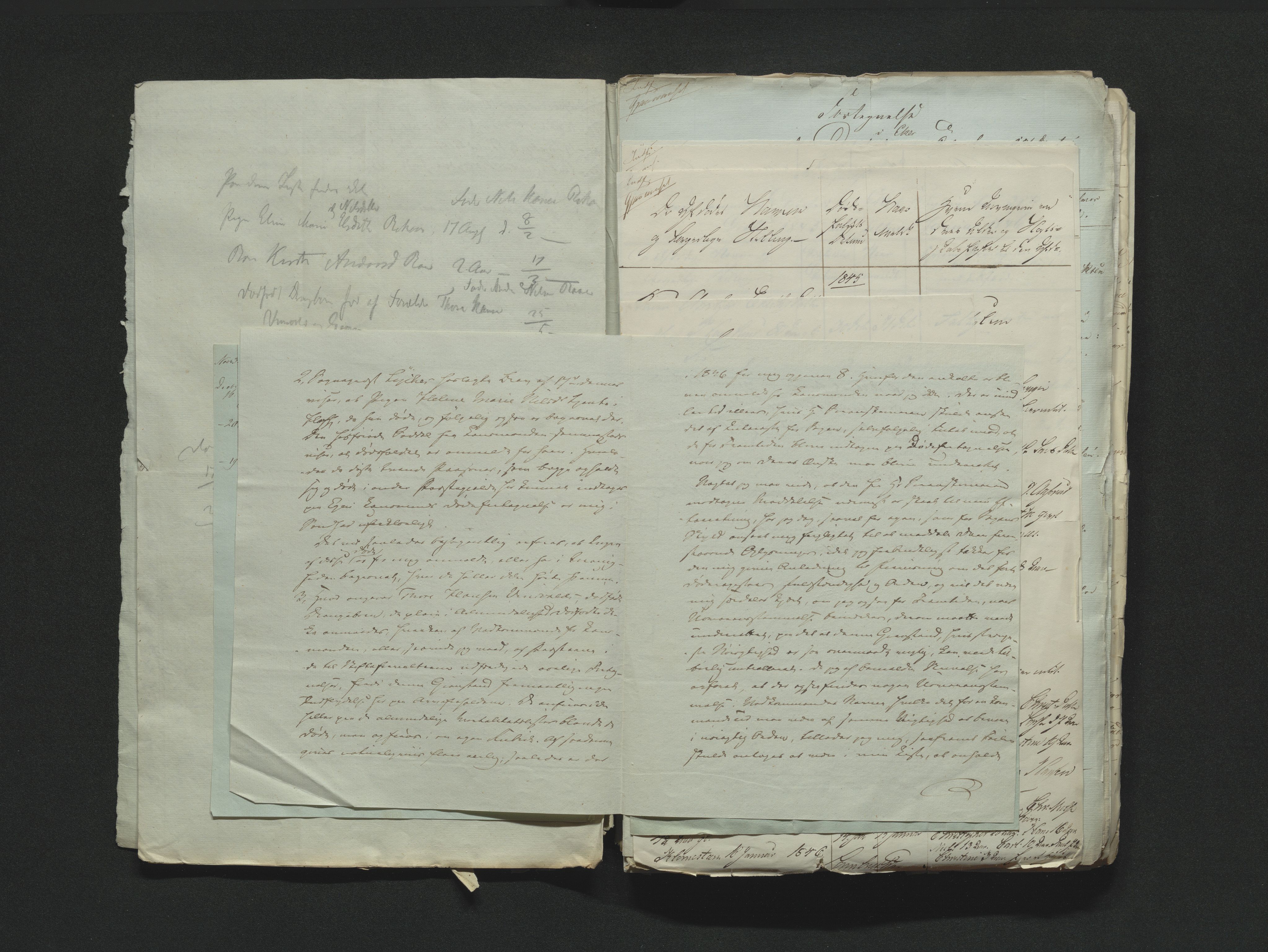 Eiker, Modum og Sigdal sorenskriveri, AV/SAKO-A-123/H/Ha/Hab/L0007: Dødsfallsmeldinger, 1846-1849
