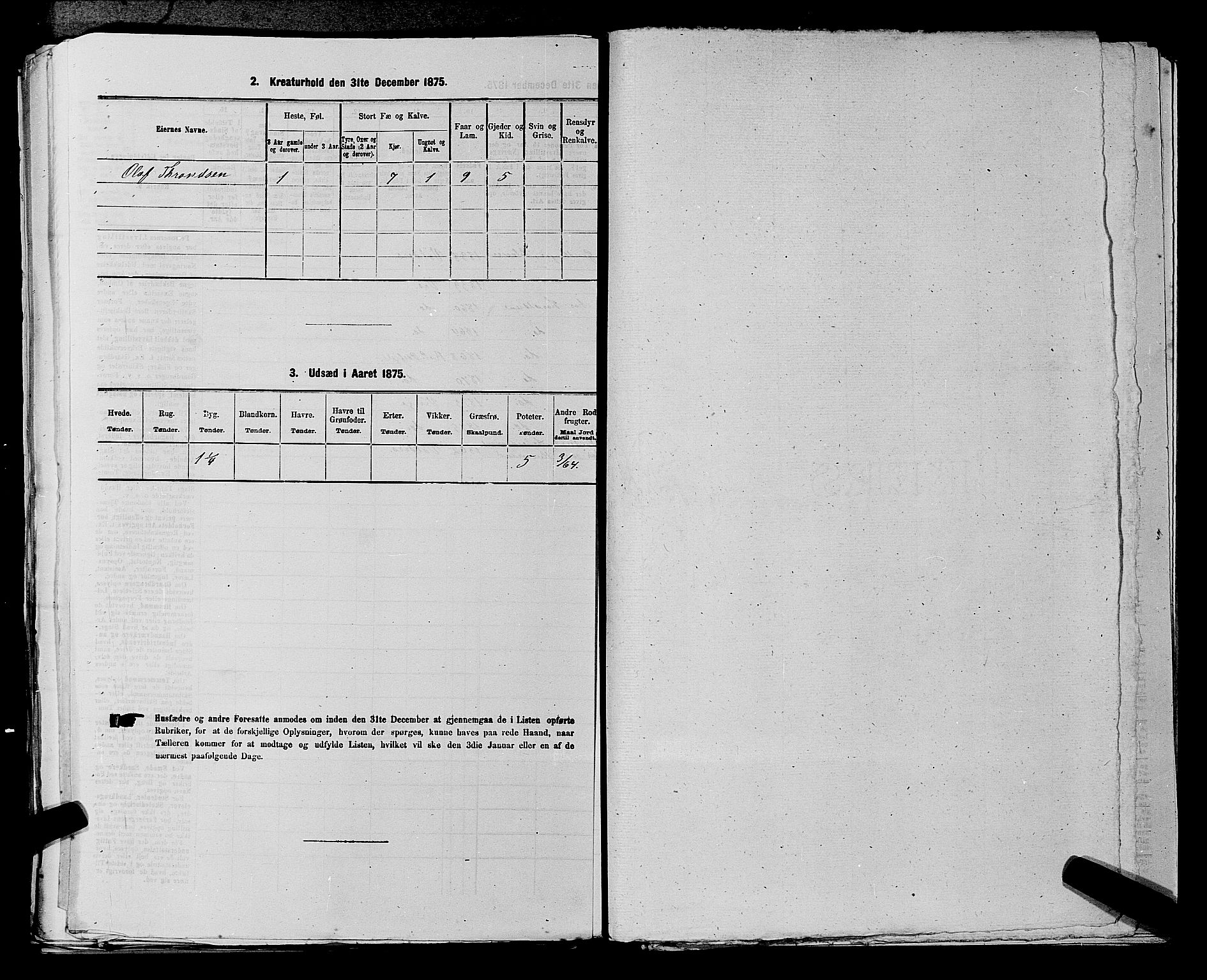 SAKO, 1875 census for 0834P Vinje, 1875, p. 490