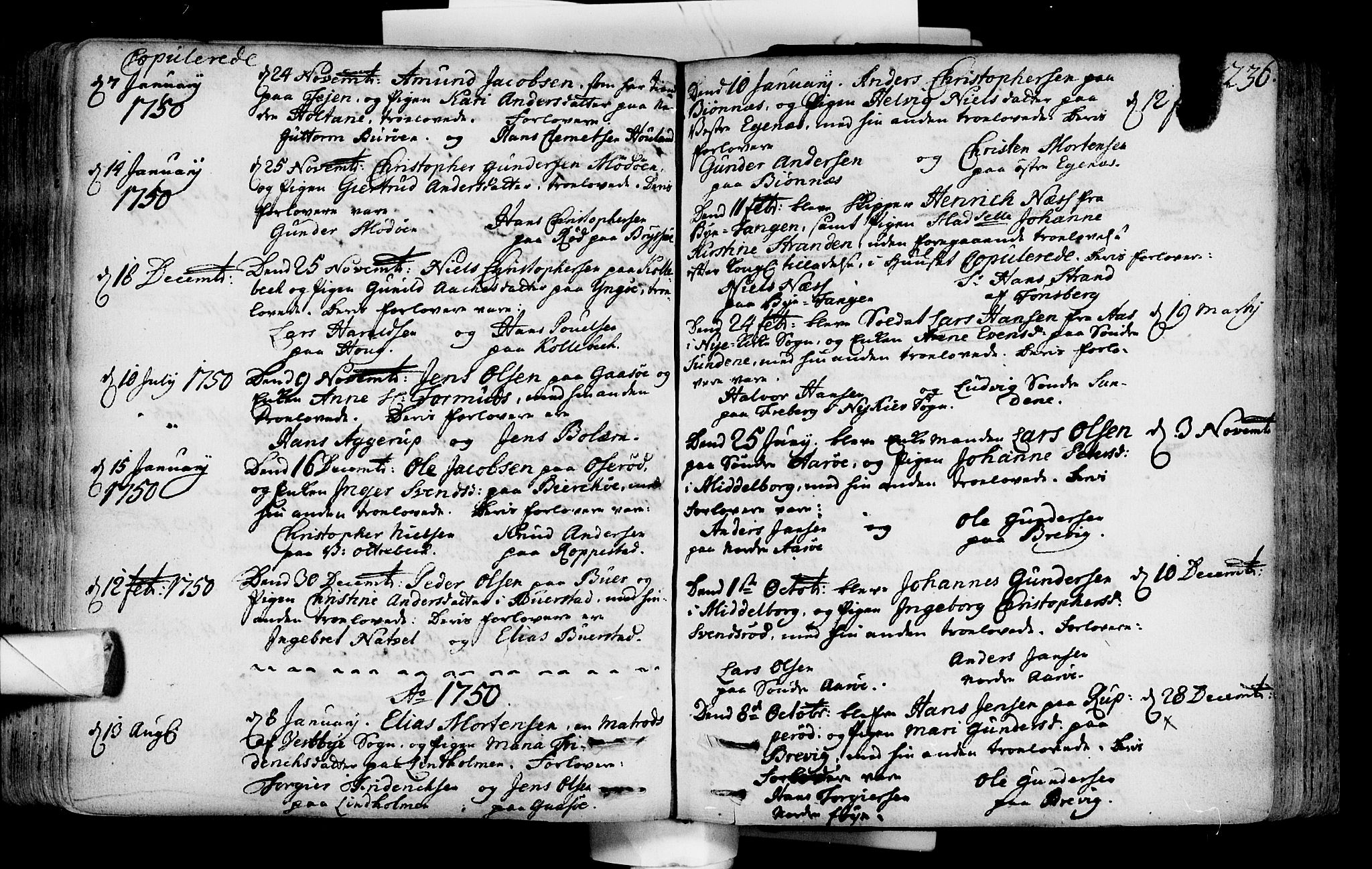 Nøtterøy kirkebøker, SAKO/A-354/F/Fa/L0002: Parish register (official) no. I 2, 1738-1790, p. 236