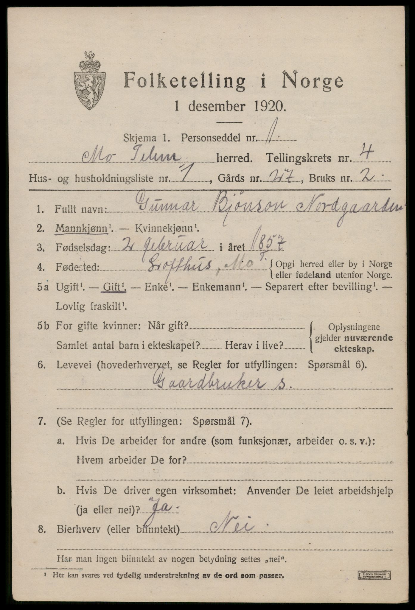 SAKO, 1920 census for Mo, 1920, p. 1648