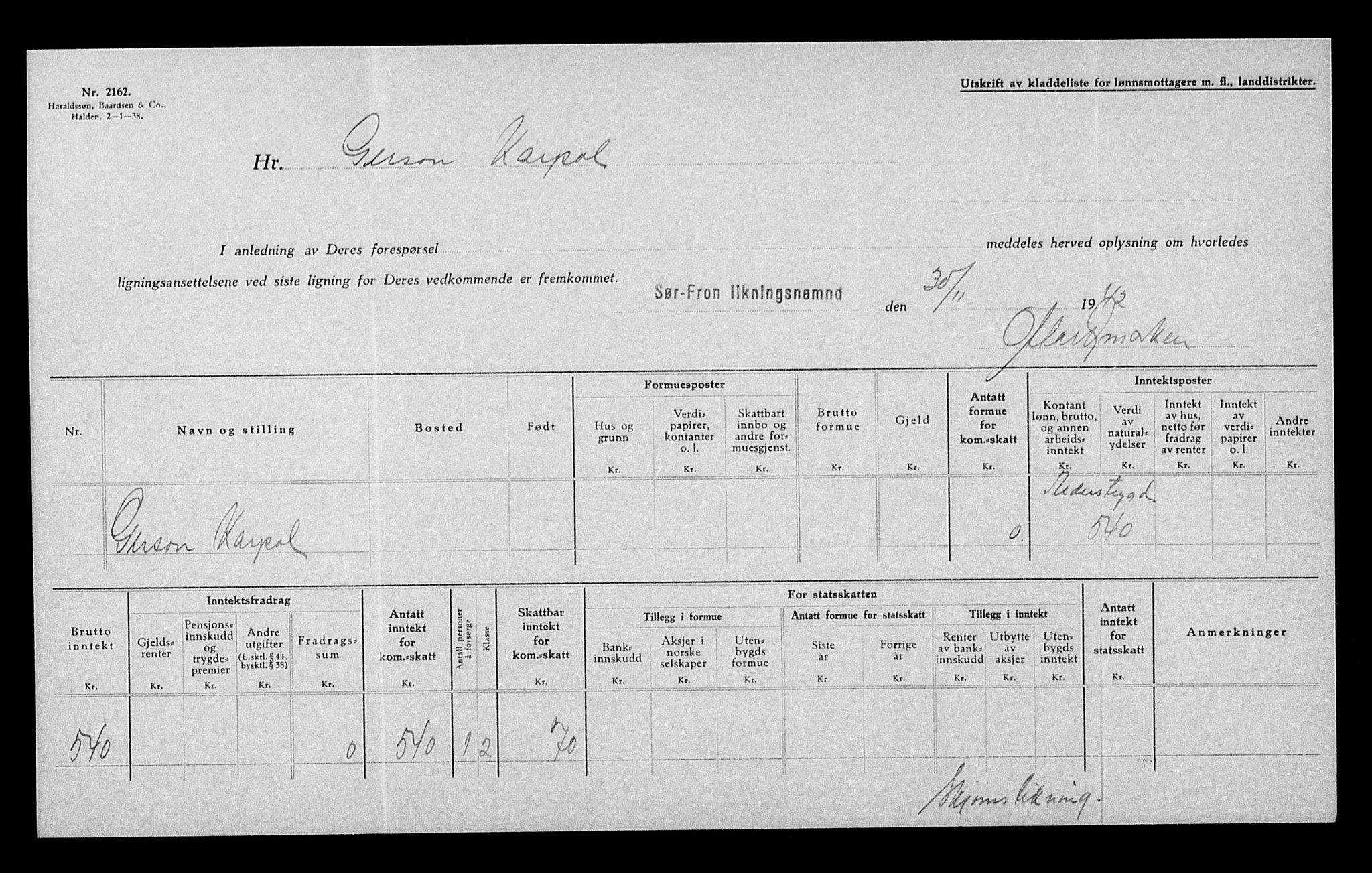 Justisdepartementet, Tilbakeføringskontoret for inndratte formuer, AV/RA-S-1564/H/Hc/Hcc/L0949: --, 1945-1947, p. 745