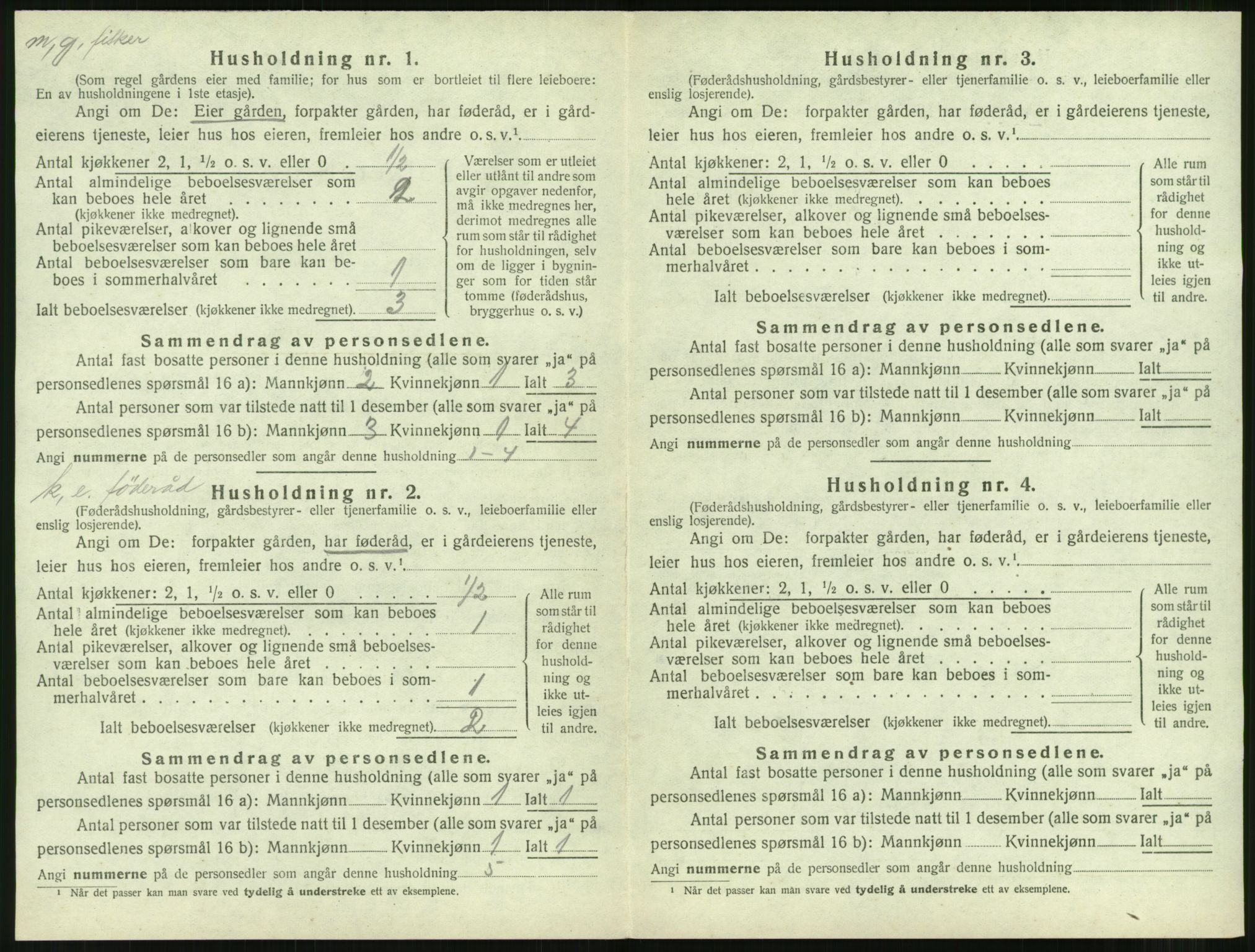 SAT, 1920 census for Aukra, 1920, p. 404