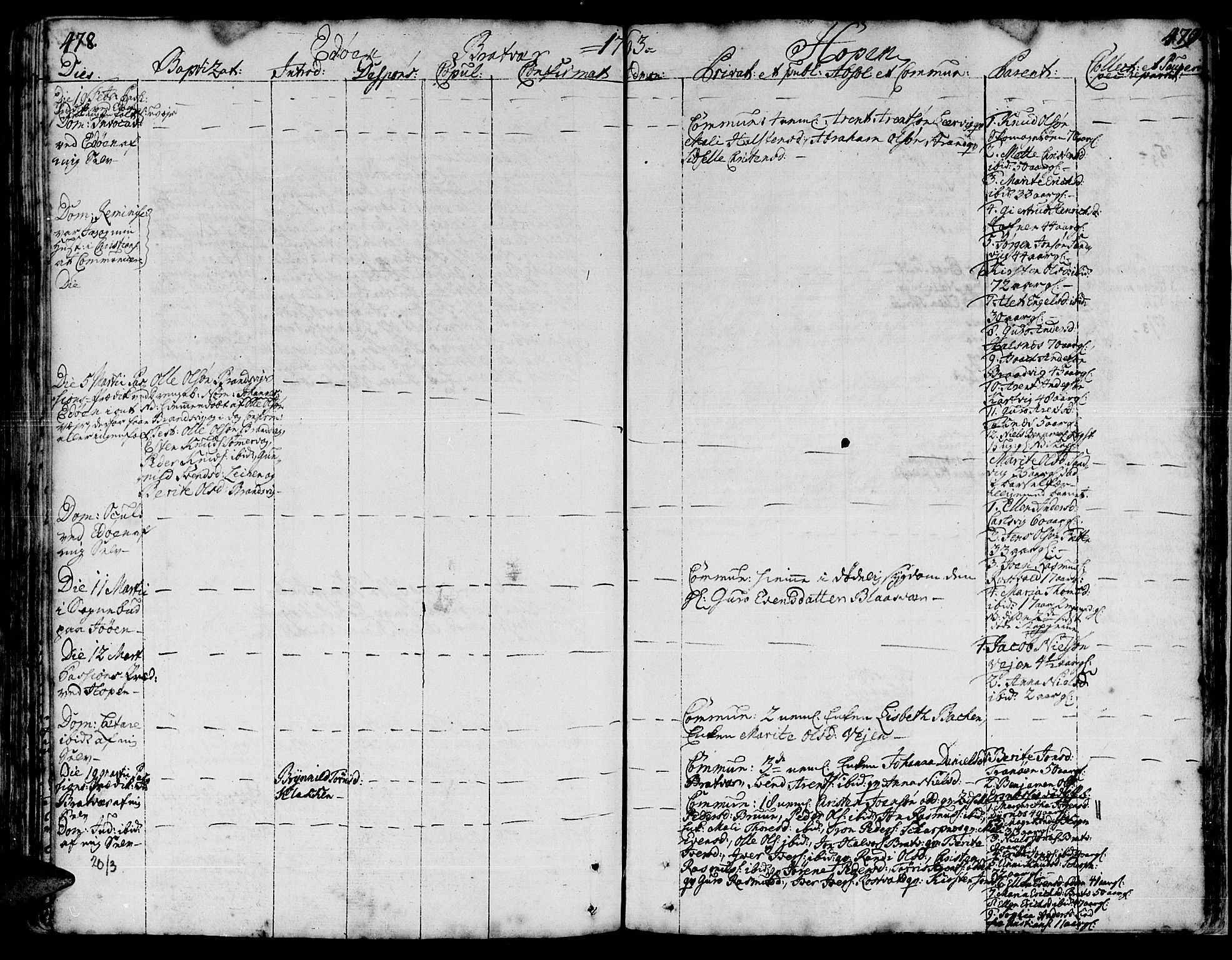 Ministerialprotokoller, klokkerbøker og fødselsregistre - Møre og Romsdal, AV/SAT-A-1454/581/L0931: Parish register (official) no. 581A01, 1751-1765, p. 478-479