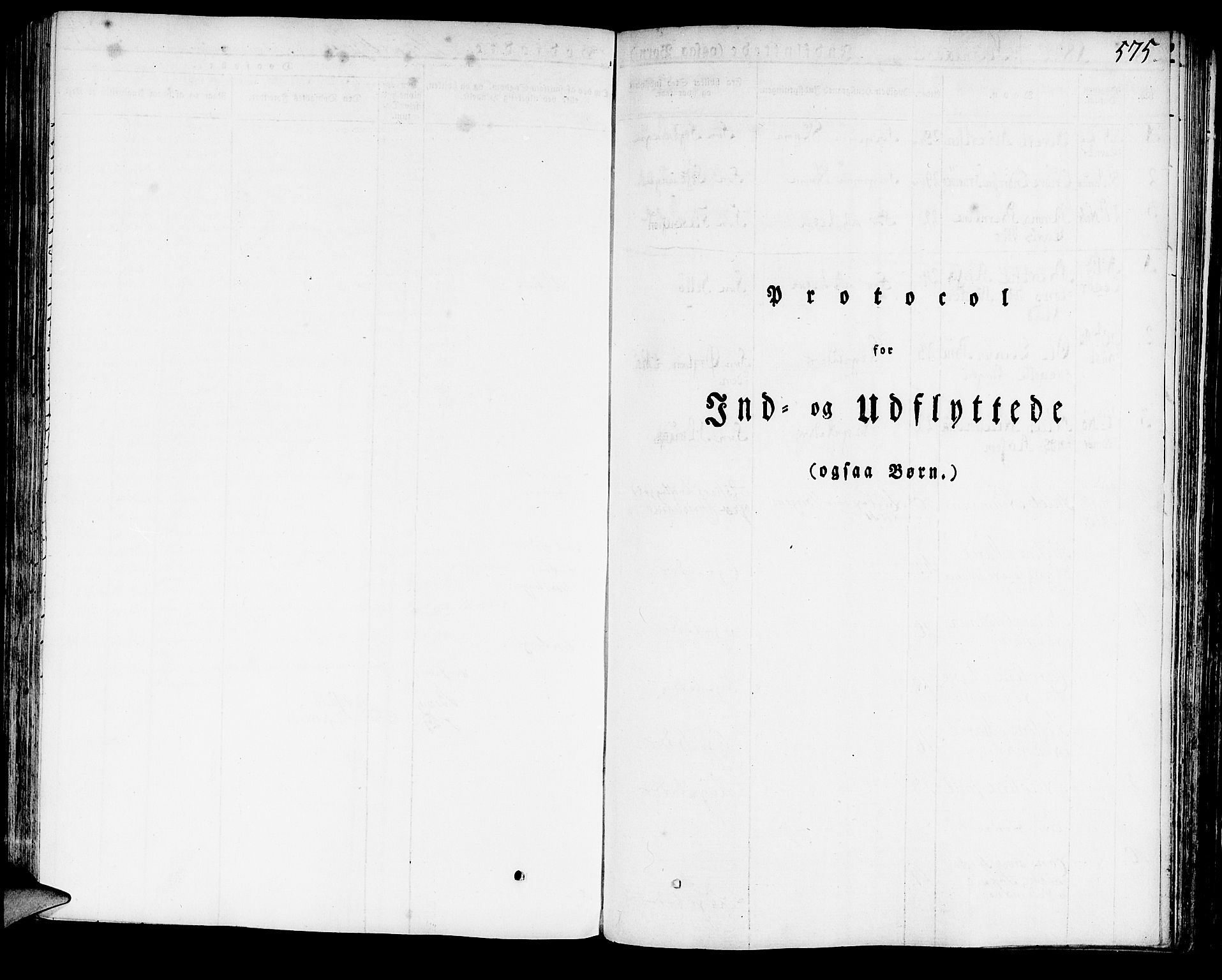 Domkirken sokneprestembete, SAB/A-74801/H/Haa/L0012: Parish register (official) no. A 12, 1821-1840, p. 575