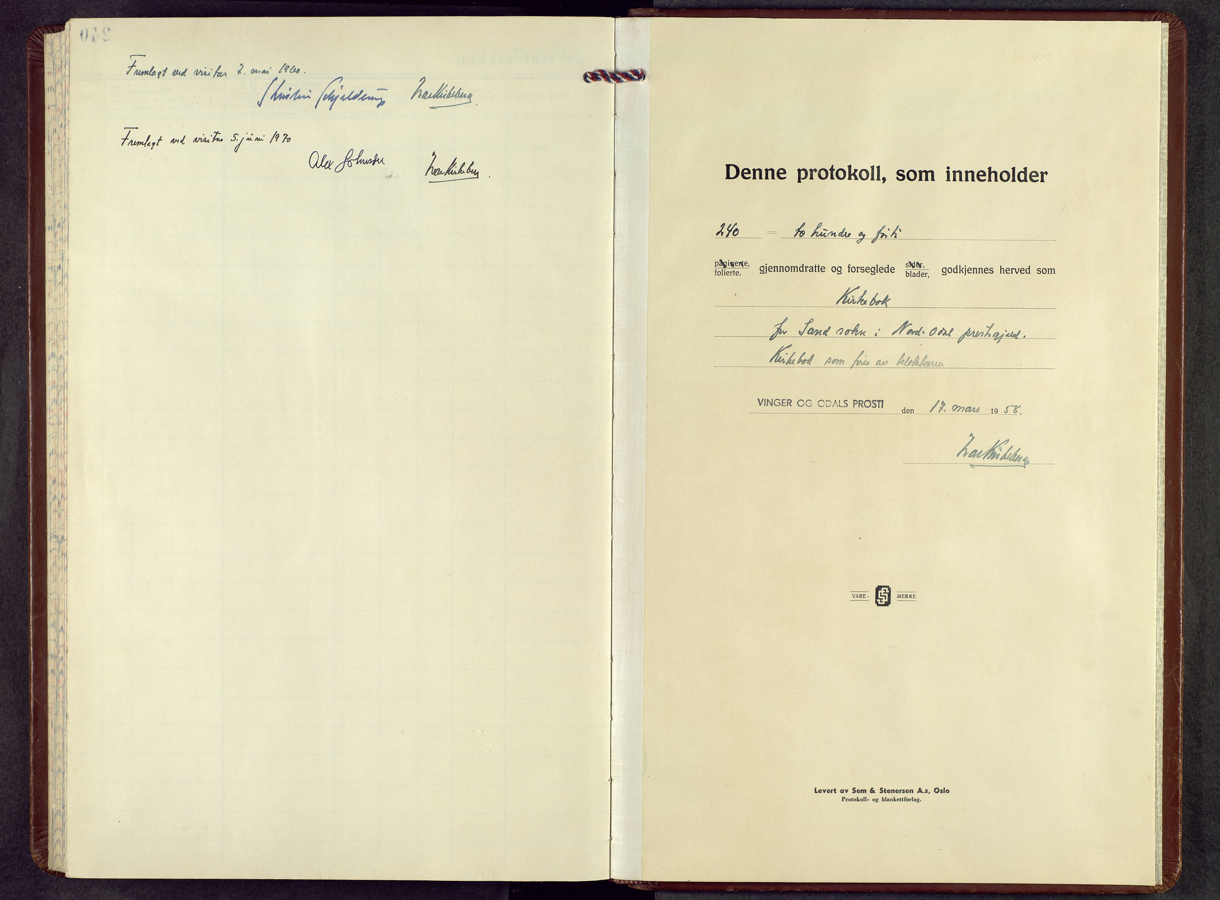 Nord-Odal prestekontor, AV/SAH-PREST-032/H/Ha/Hab/L0010: Parish register (copy) no. 10, 1958-1972