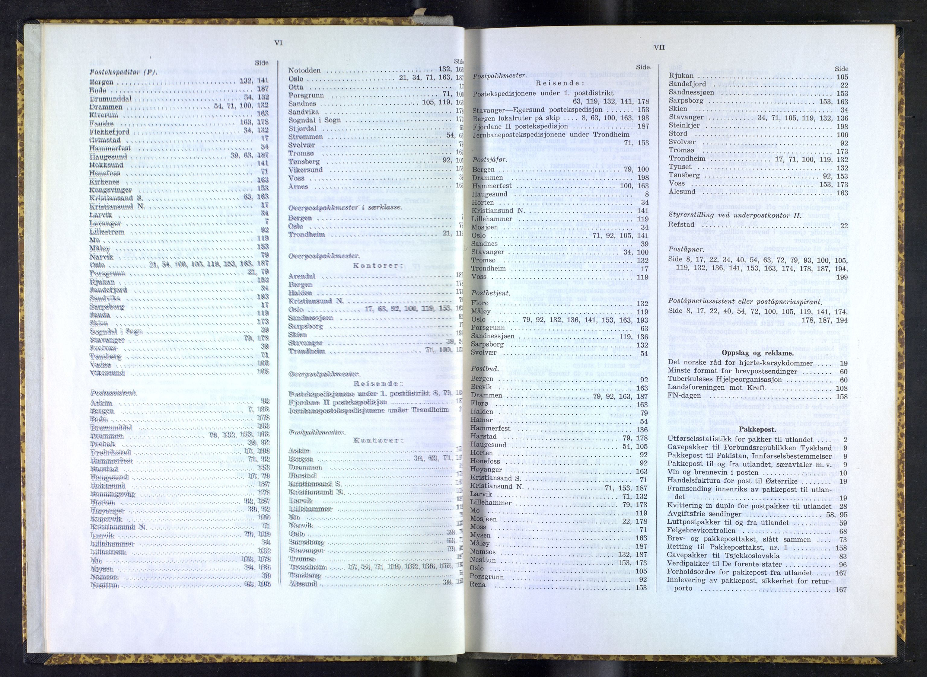 Norges Postmuseums bibliotek, NOPO/-/-/-: Sirkulærer fra Poststyret, 1959